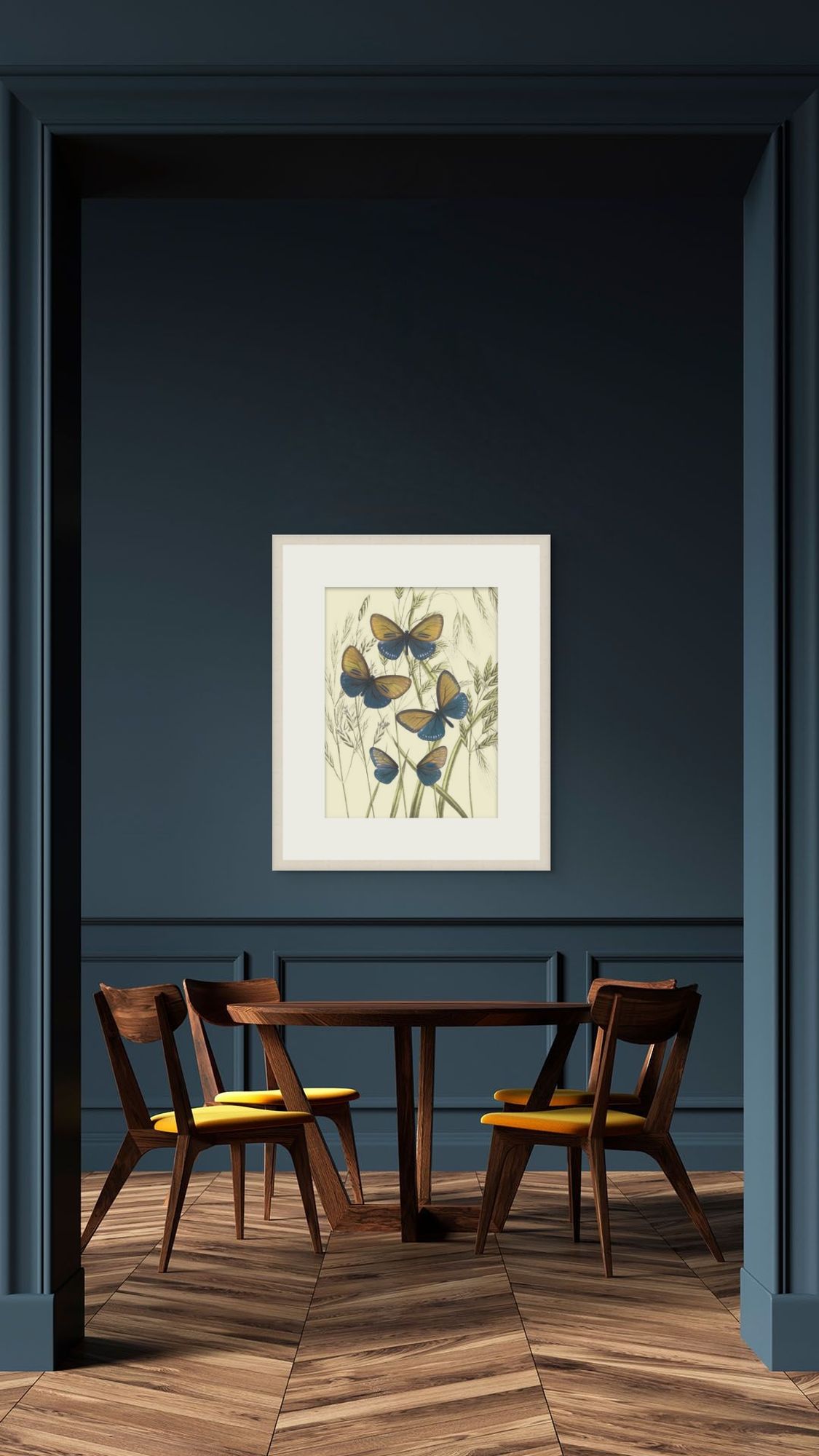 Mariposas 3 in a room