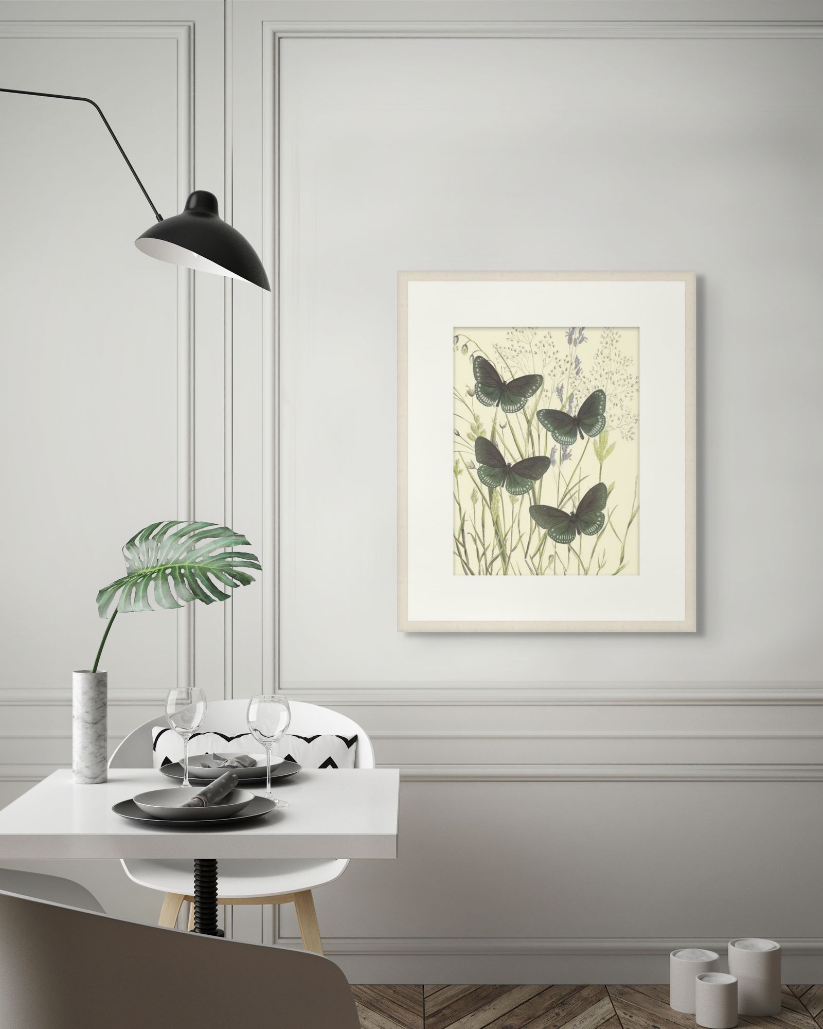 Mariposas 4 in a room