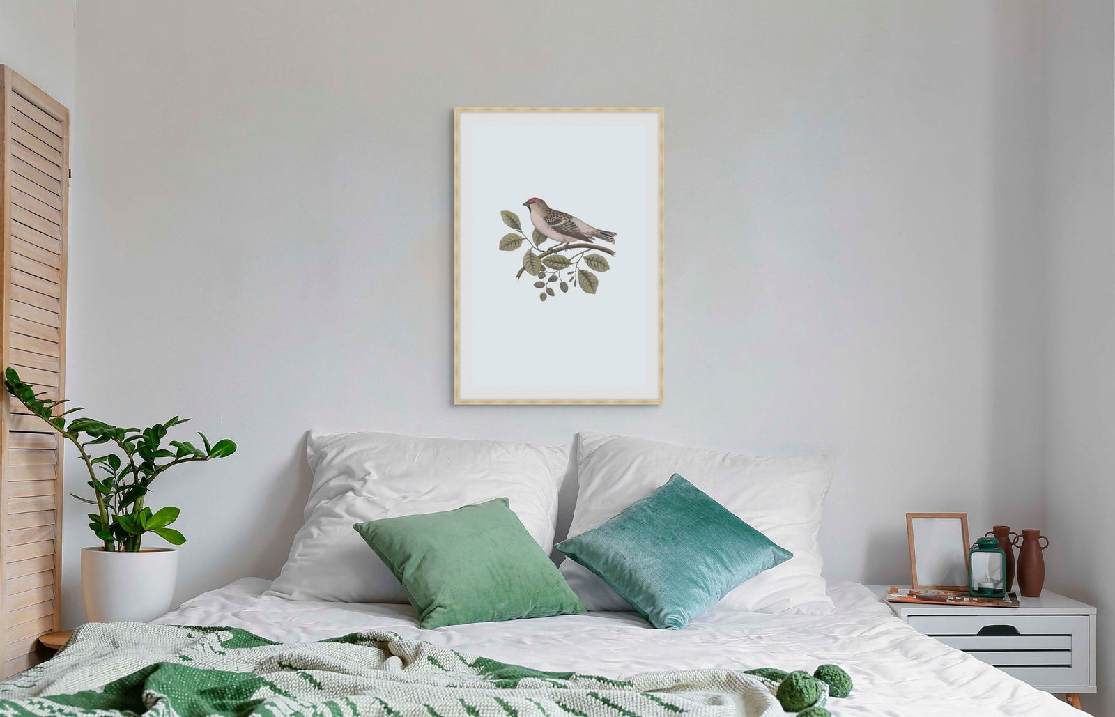 Nesting Navigators Blue 1 in a room