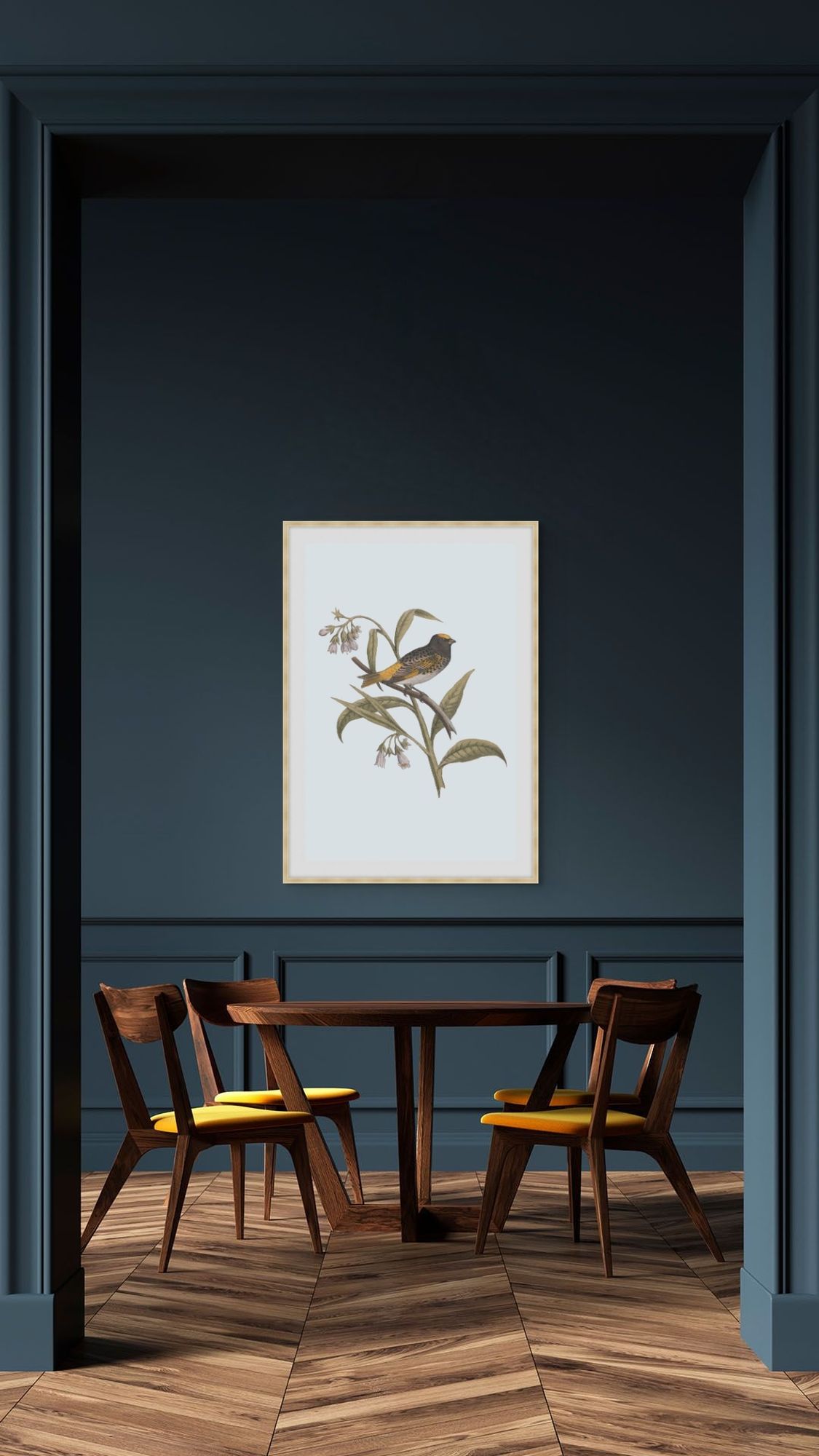 Nesting Navigators Blue 5 in a room