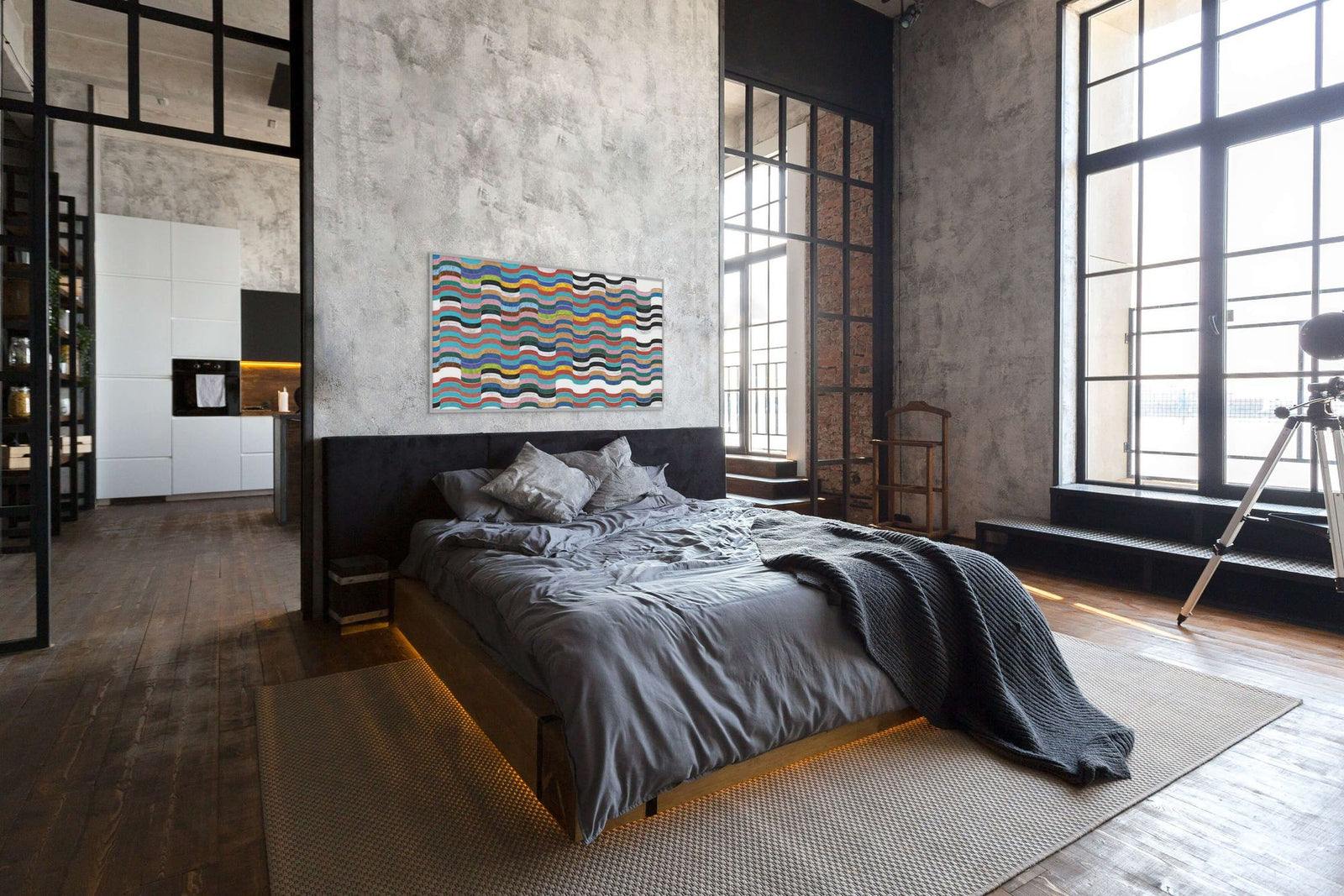 Chromatic Undulation 1 in a room