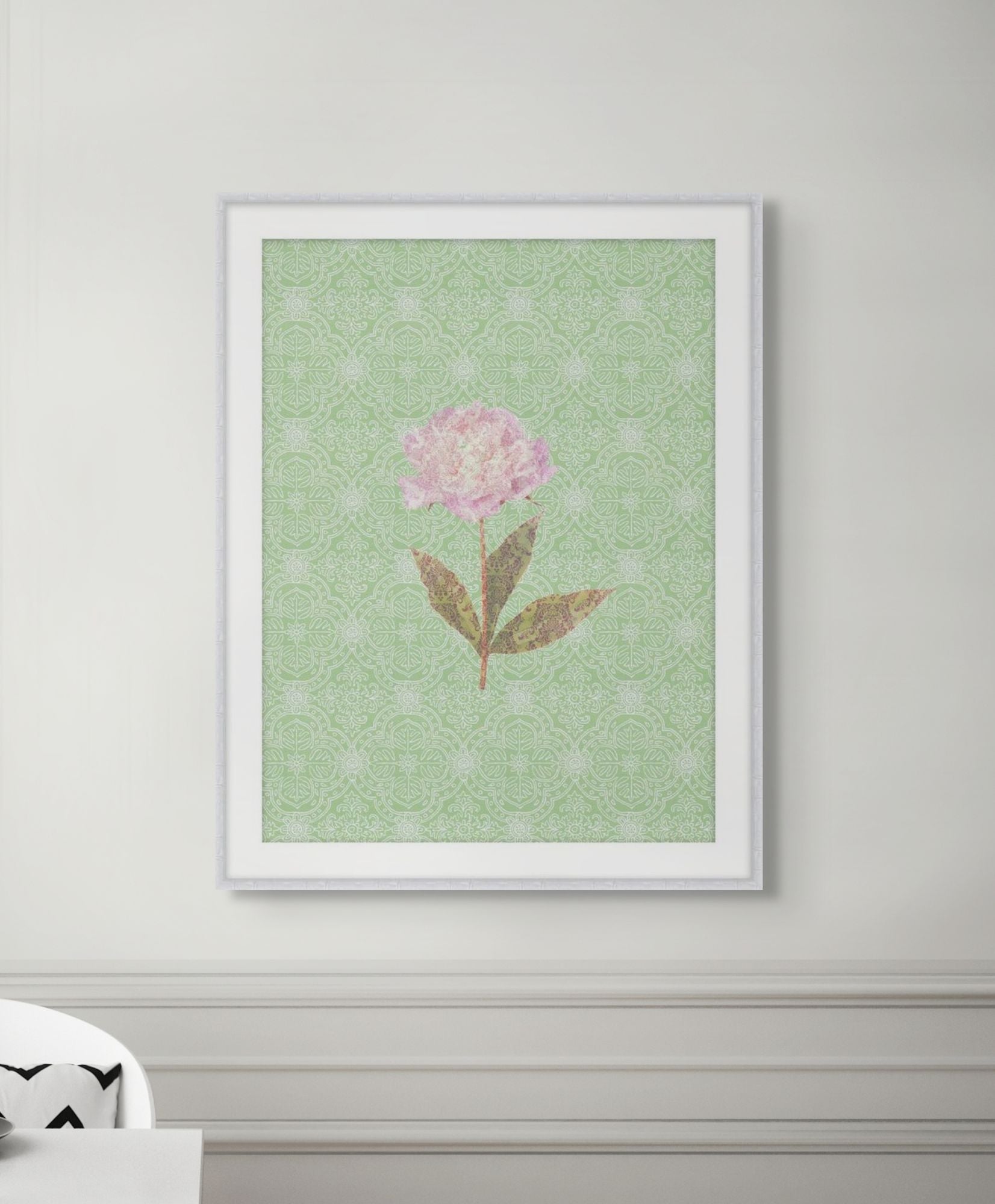 Paper Peony 3 closeup