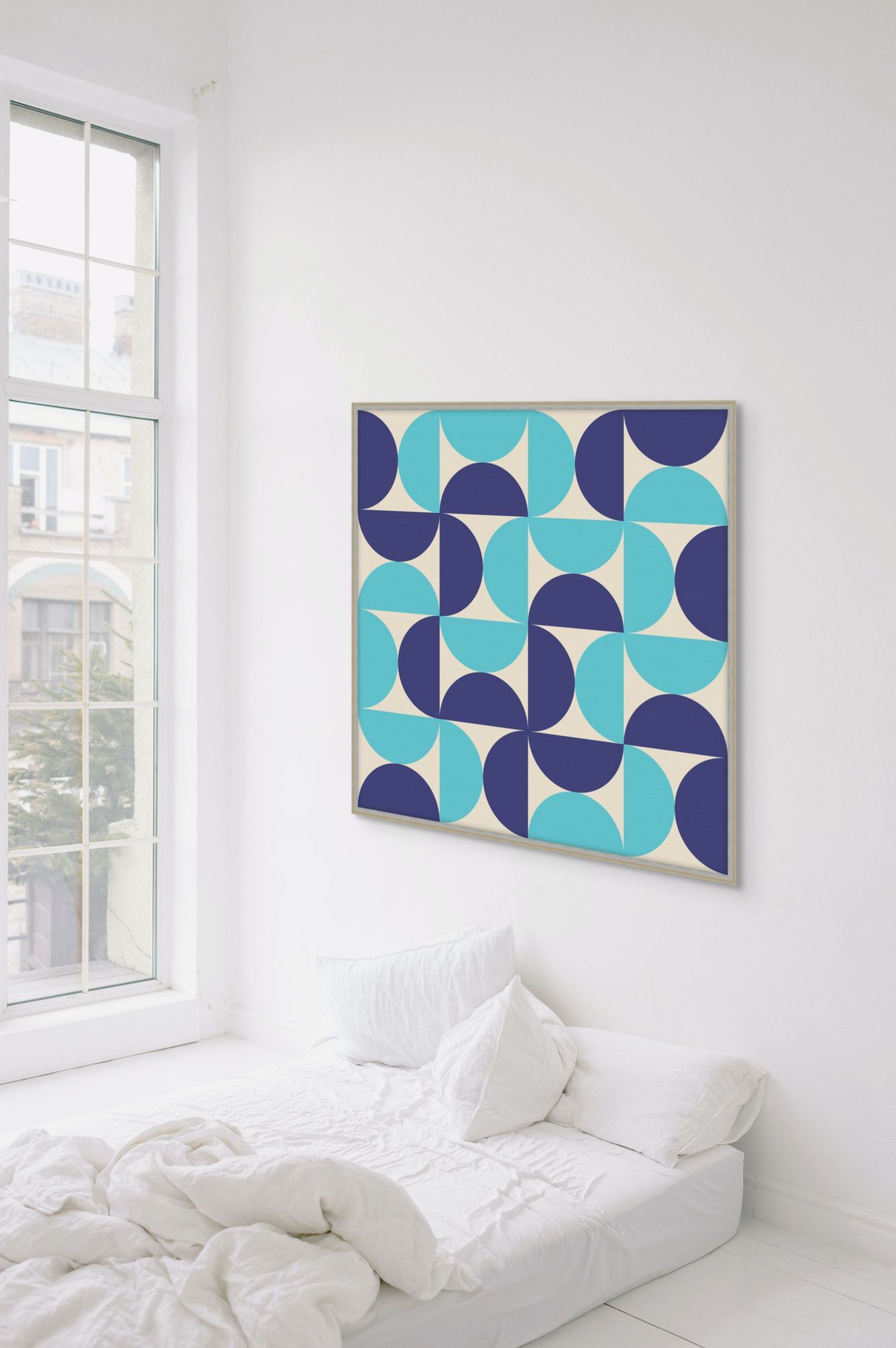 Vibrant Semicircle 10 in a room