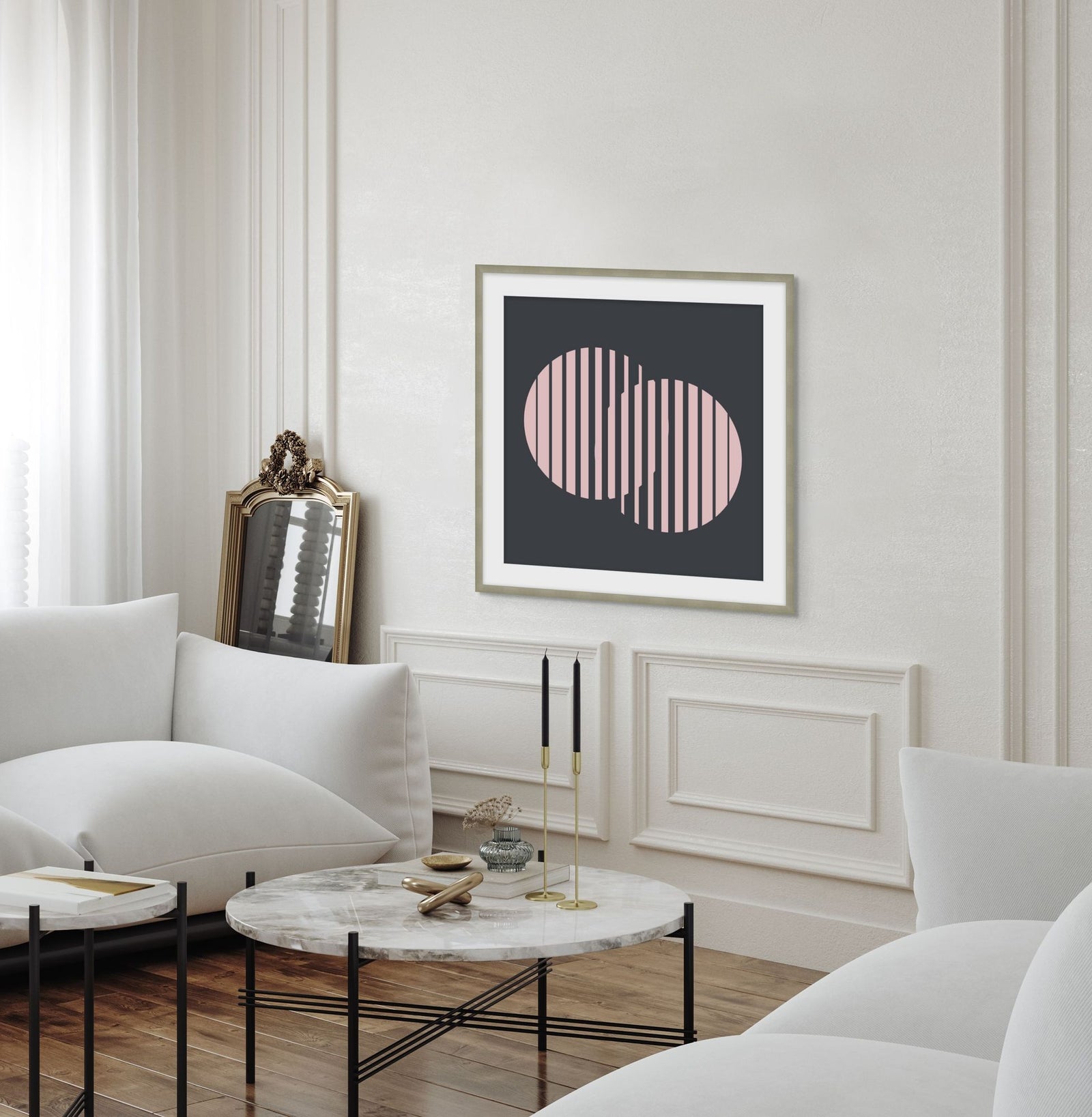 Works in Linear 2 in a room