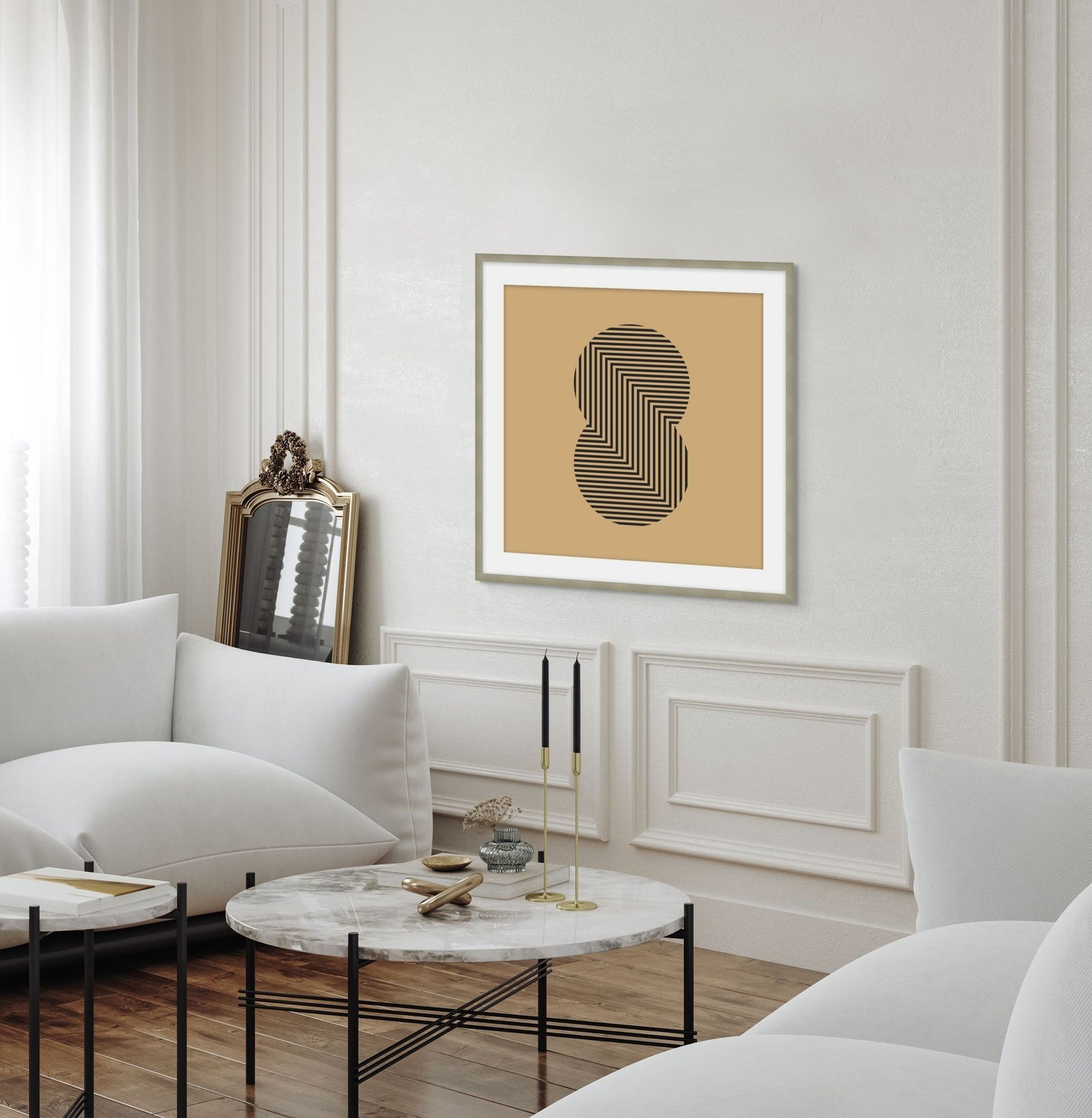 Works in Linear 3 in a room