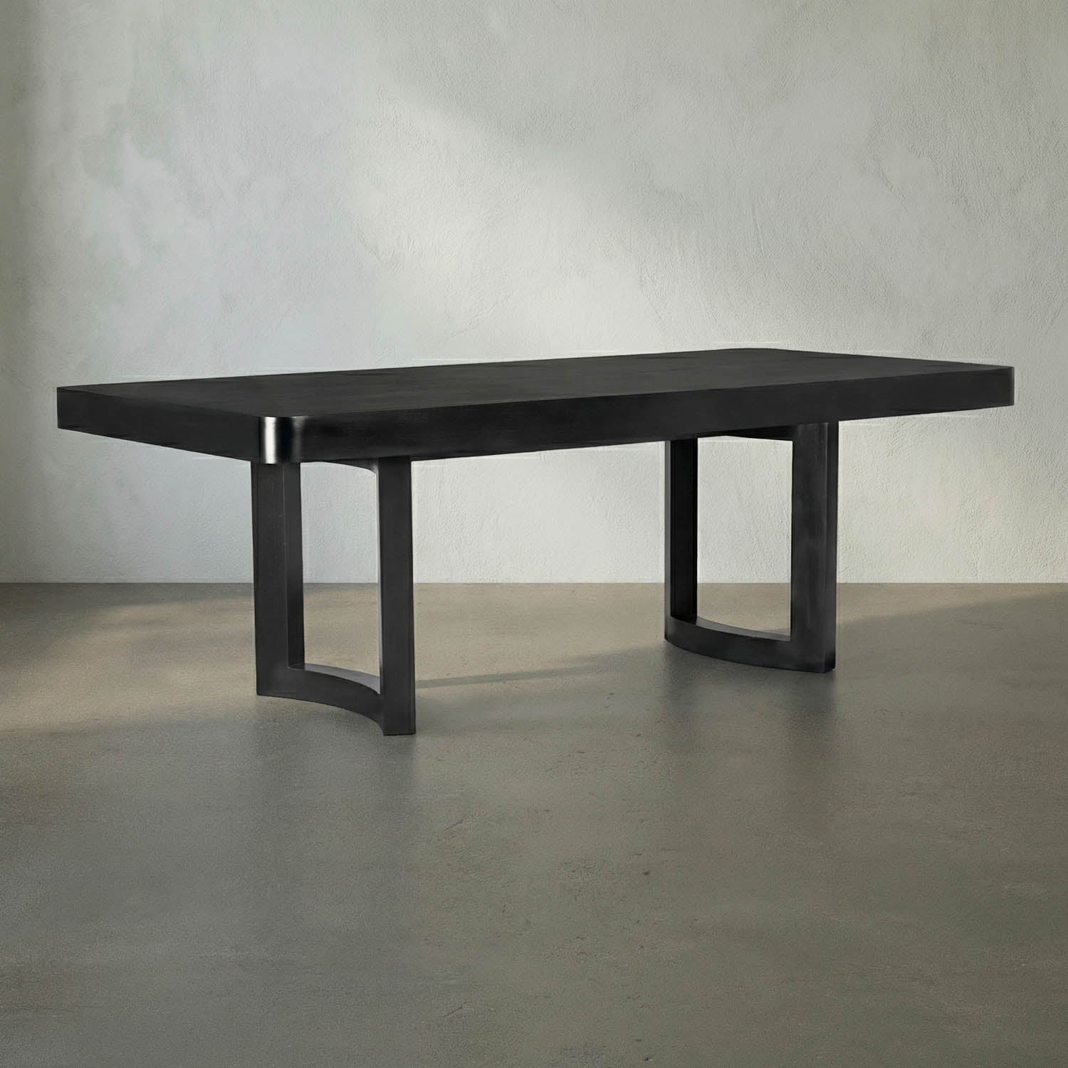Dining Table With Bow Legs by Noir