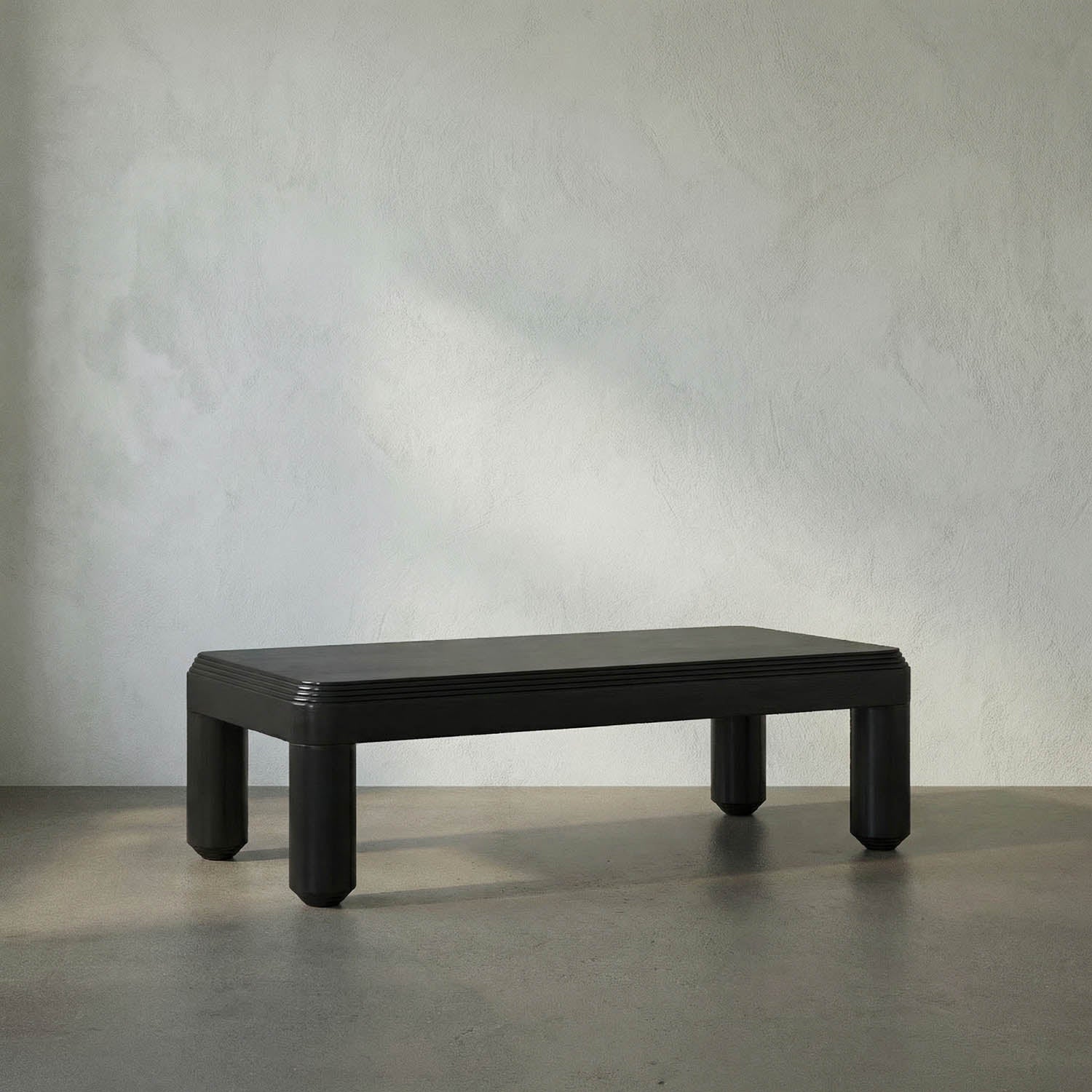 Coffee Table with Round Legs by Noir