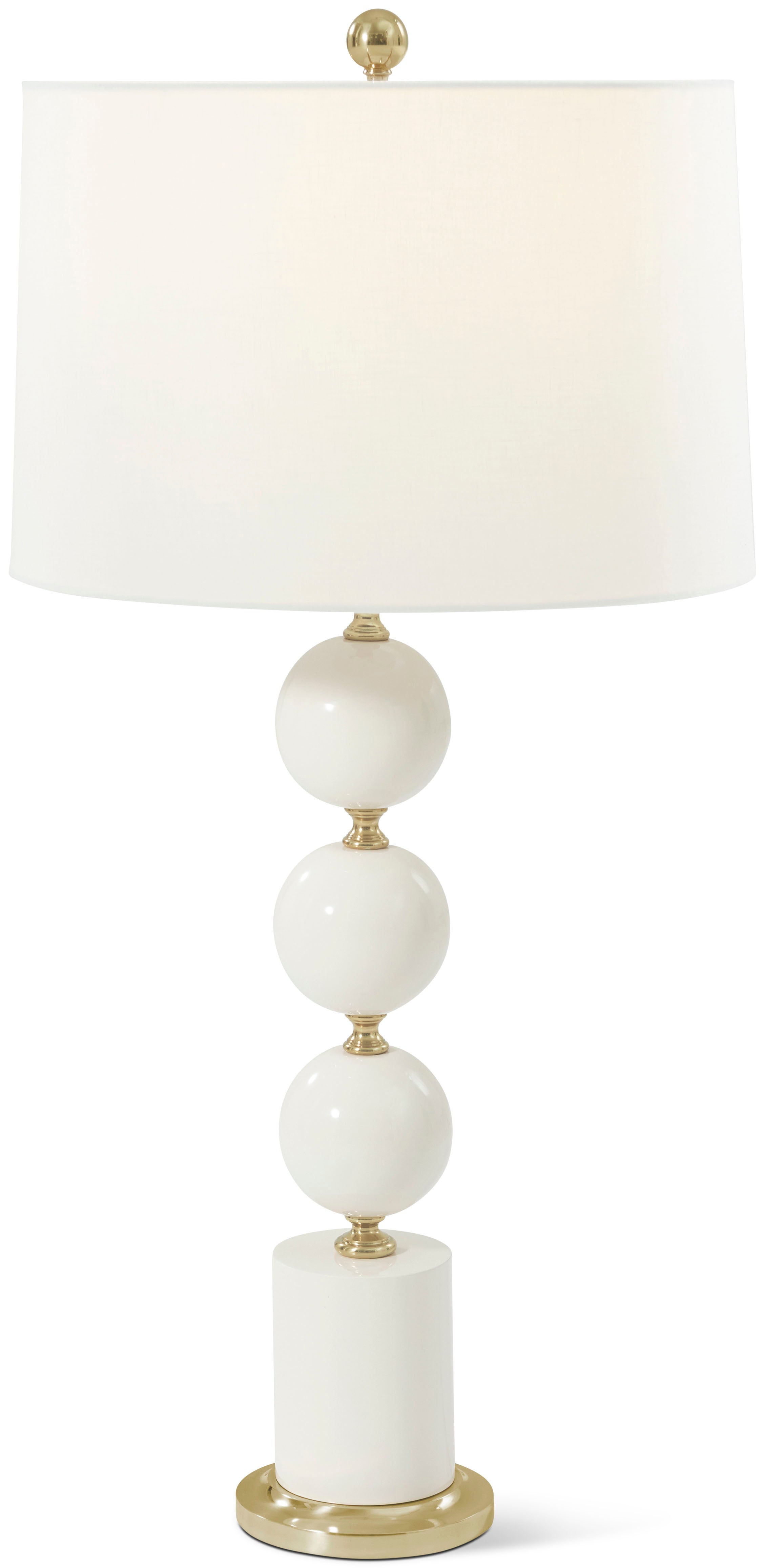Felicity Table Lamp in Brass, Composite - Theodore Alexander