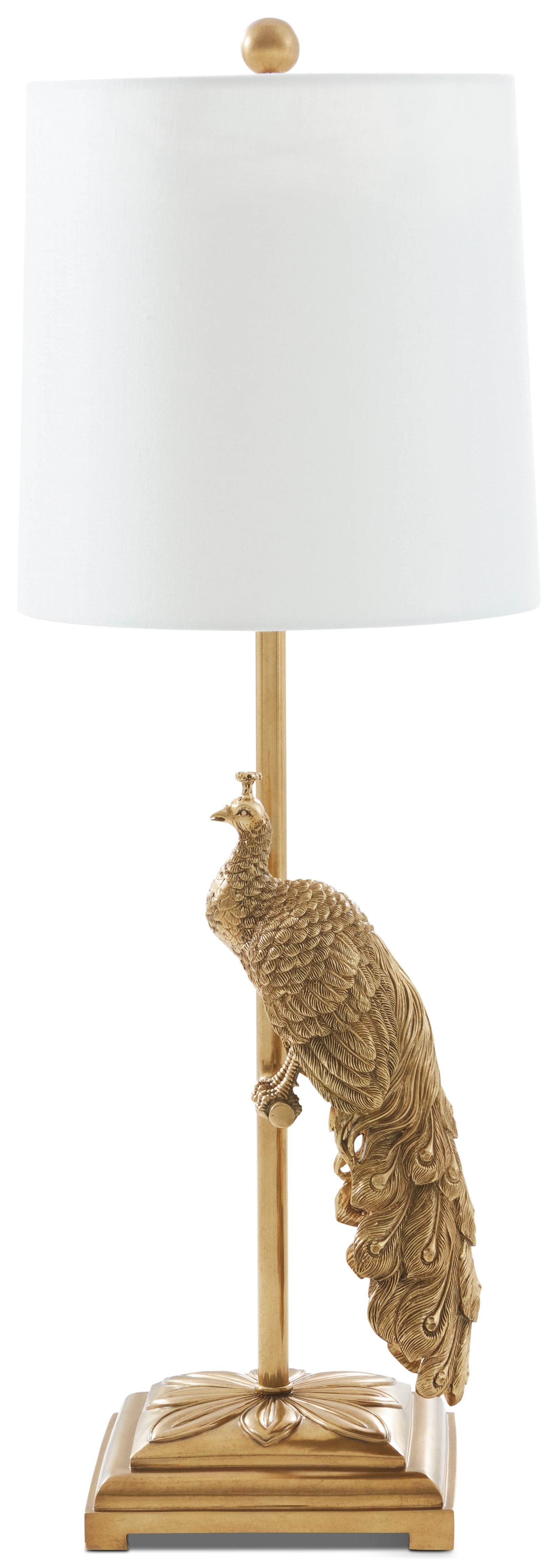 Peacock Table Lamp – Table Lighting by Theodore Alexander | Sutter & Vale