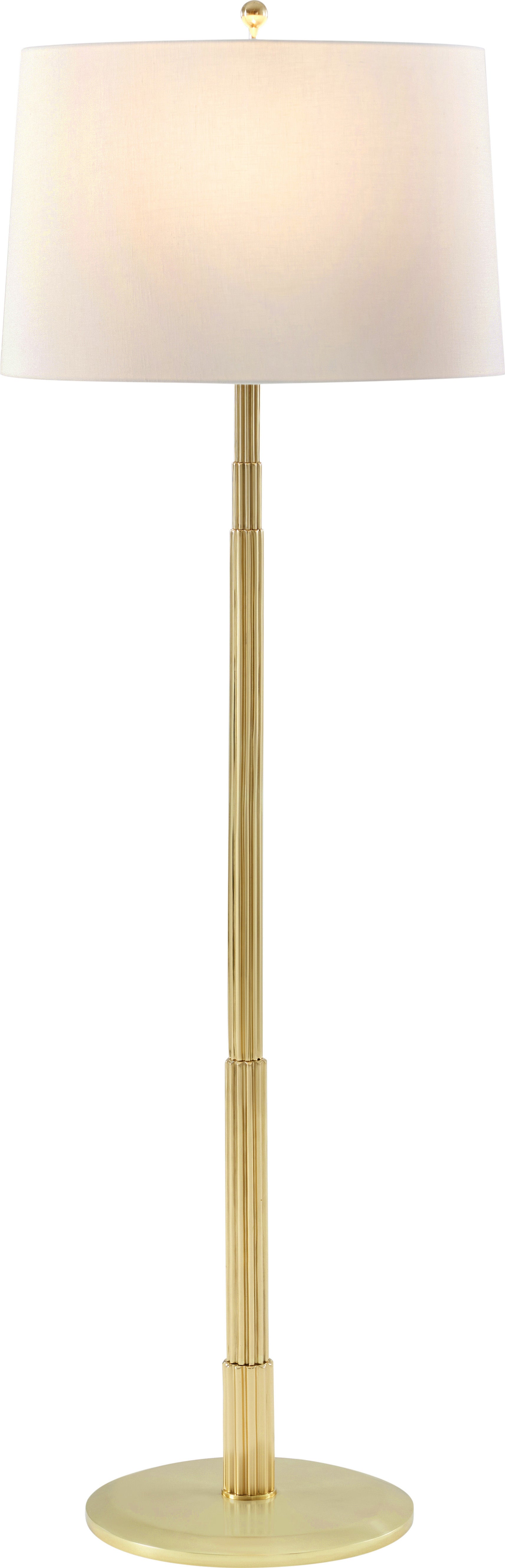 Empire Floor Lamp in Brass - Theodore Alexander