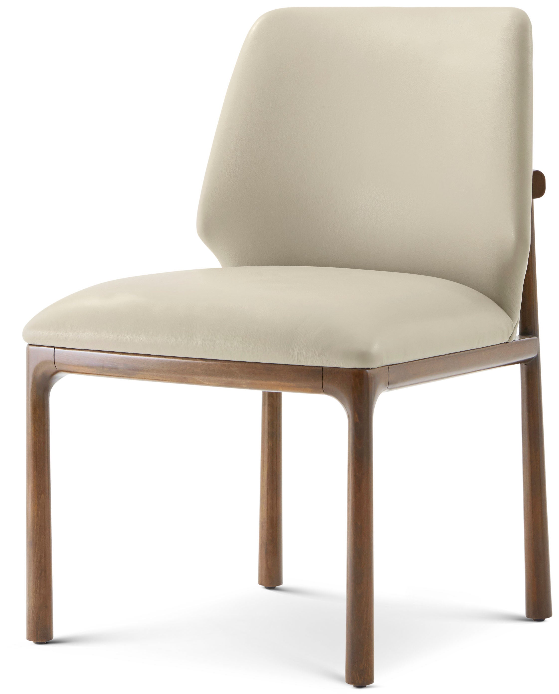 Kesden Dining Side Chair in LE0363_Humus / Wood - Theodore Alexander