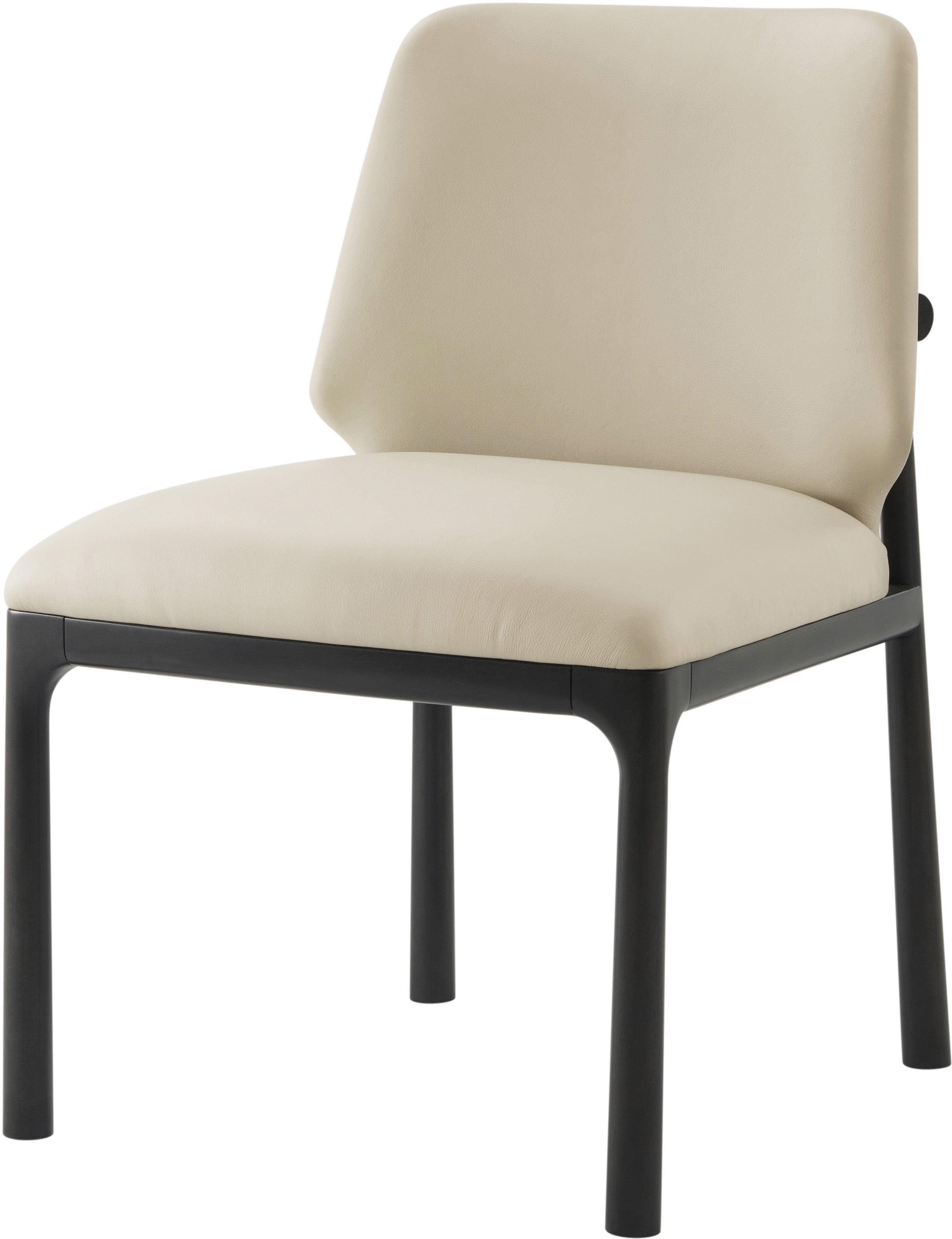 Kesden Dining Side Chair in LE0363_Humus / Wood - Theodore Alexander