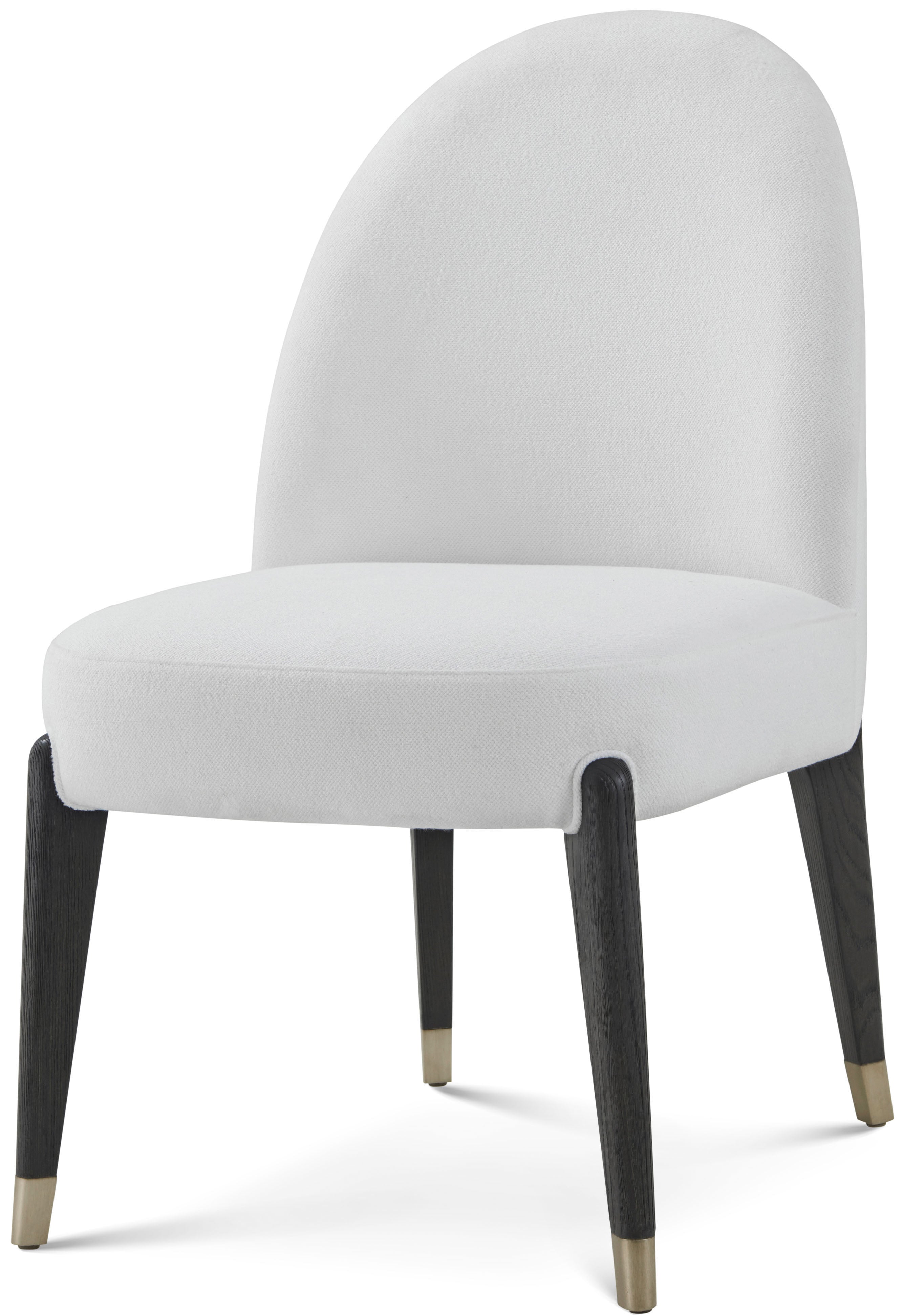 Luna Dining Side Chair II in Solid Wood, Aluminium - Theodore Alexander