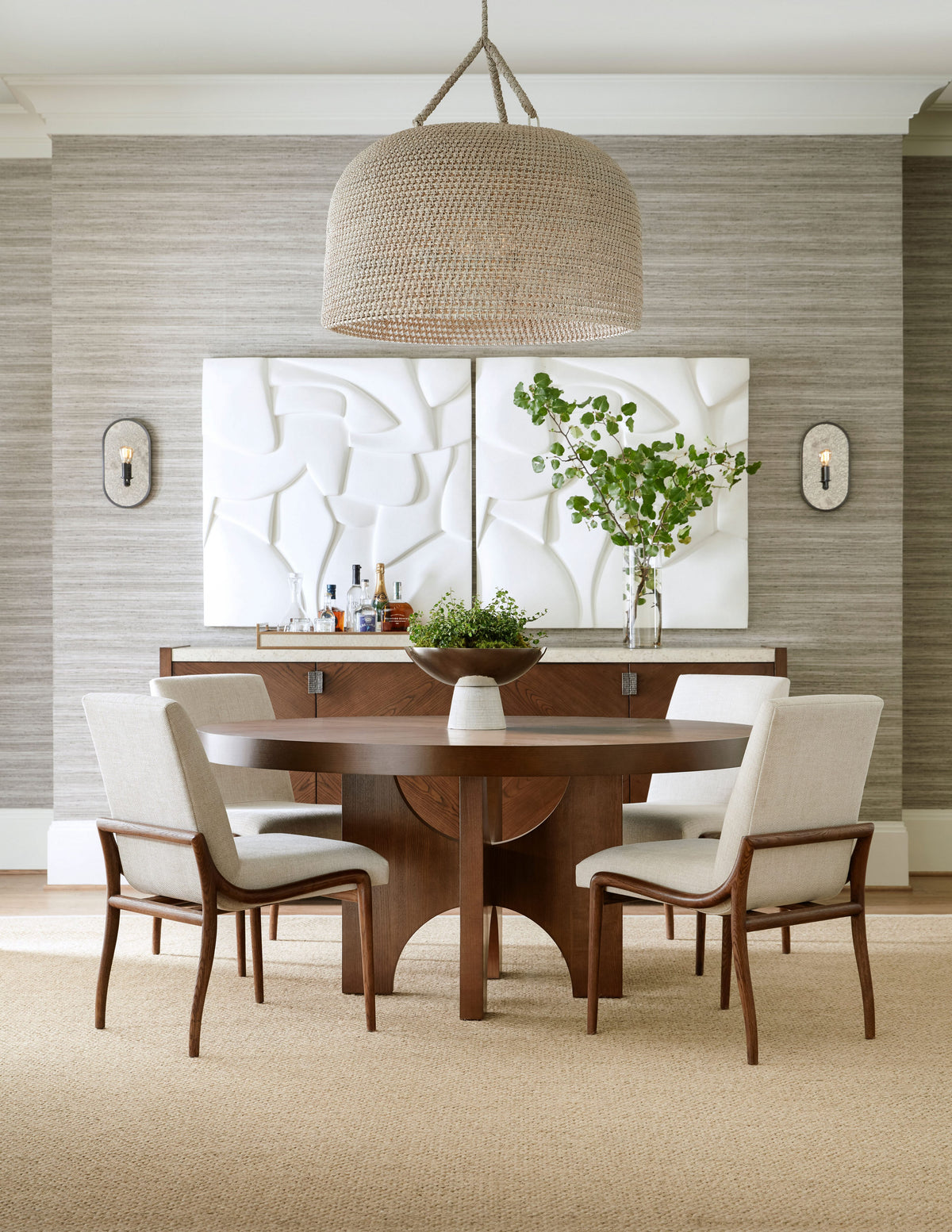 Catalina Dining Arm Chair II - Dining Chairs by Theodore Alexander