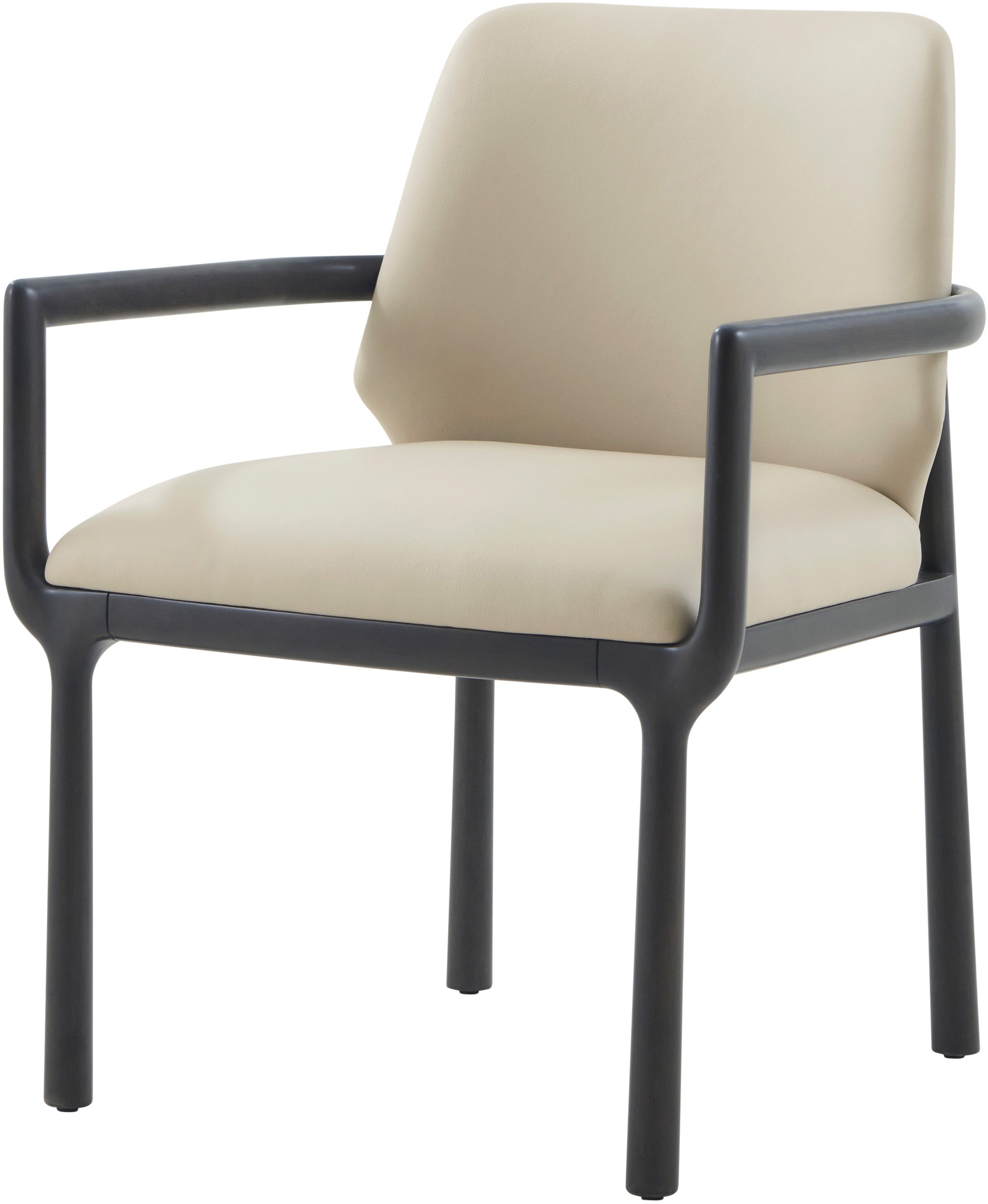 Kesden Dining Armchair in LE0363_Humus / Wood - Theodore Alexander