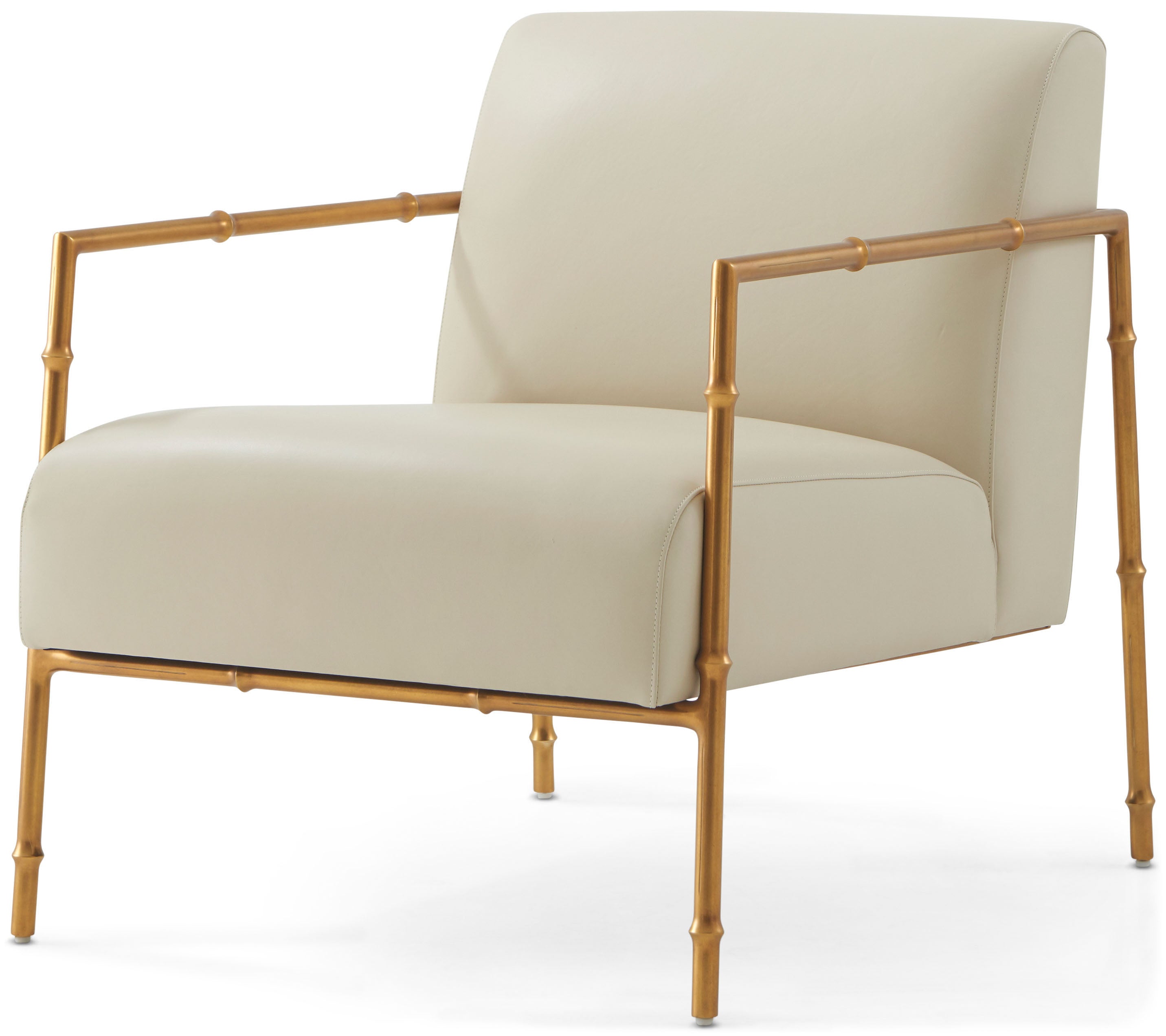 Kesden Accent Chair in MCF538.B_satin_brass / Brass - Theodore Alexander