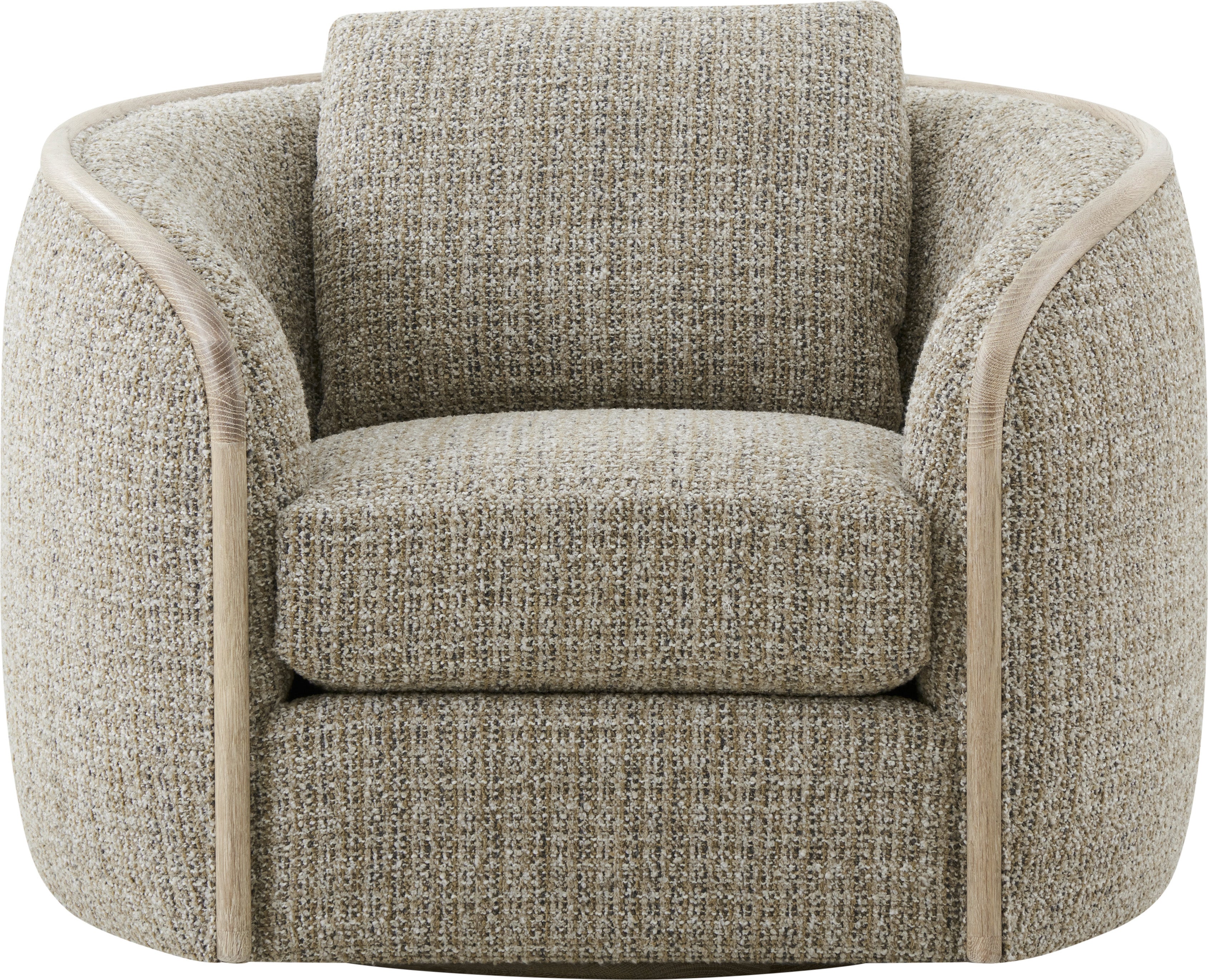 Toulon Latte Swivel Chair – Accent Chairs by Theodore Alexander | Sutter & Vale