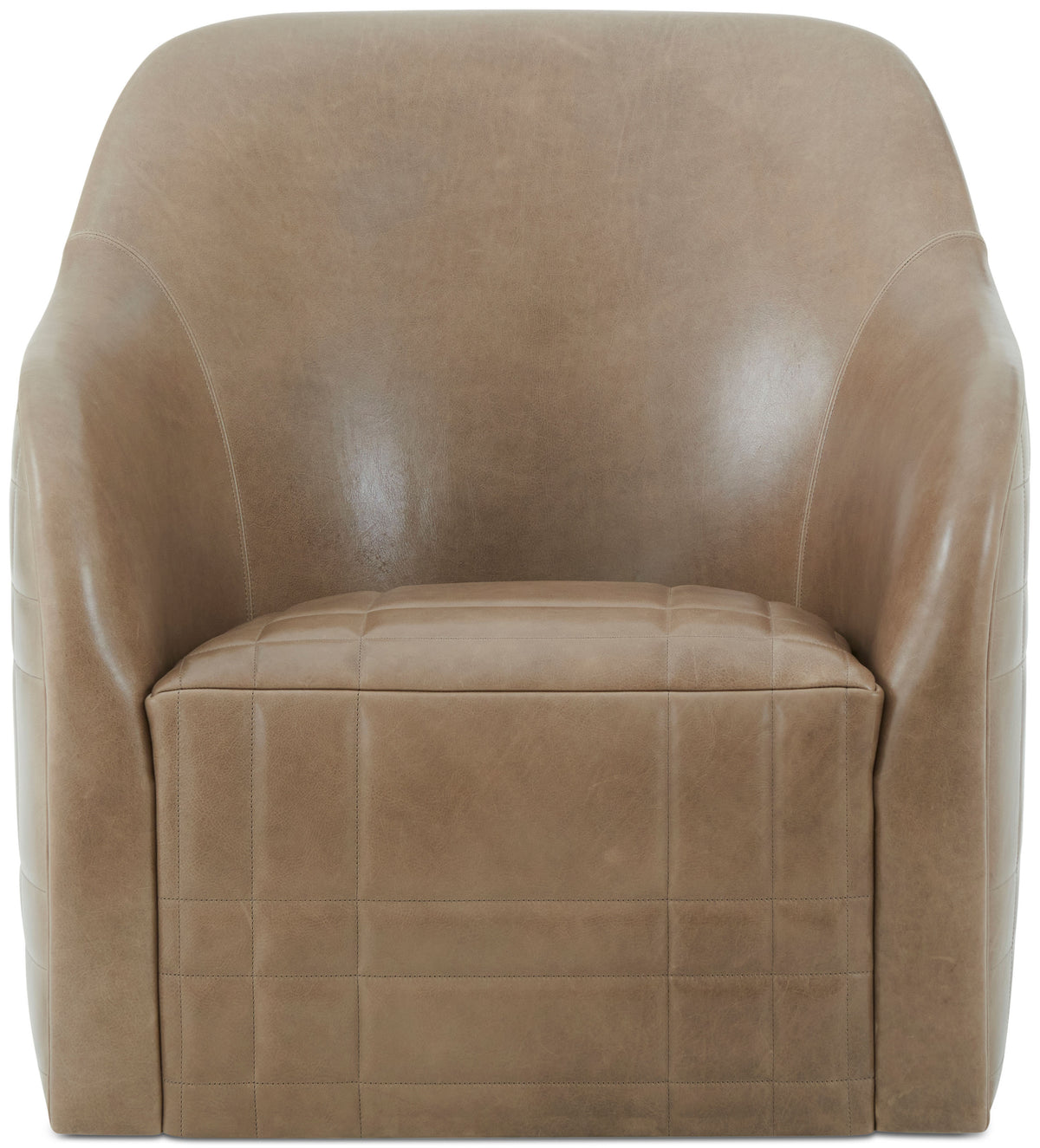 Tartan Perfect Brown Swivel Chair | Theodore Alexander | Sutter & Vale