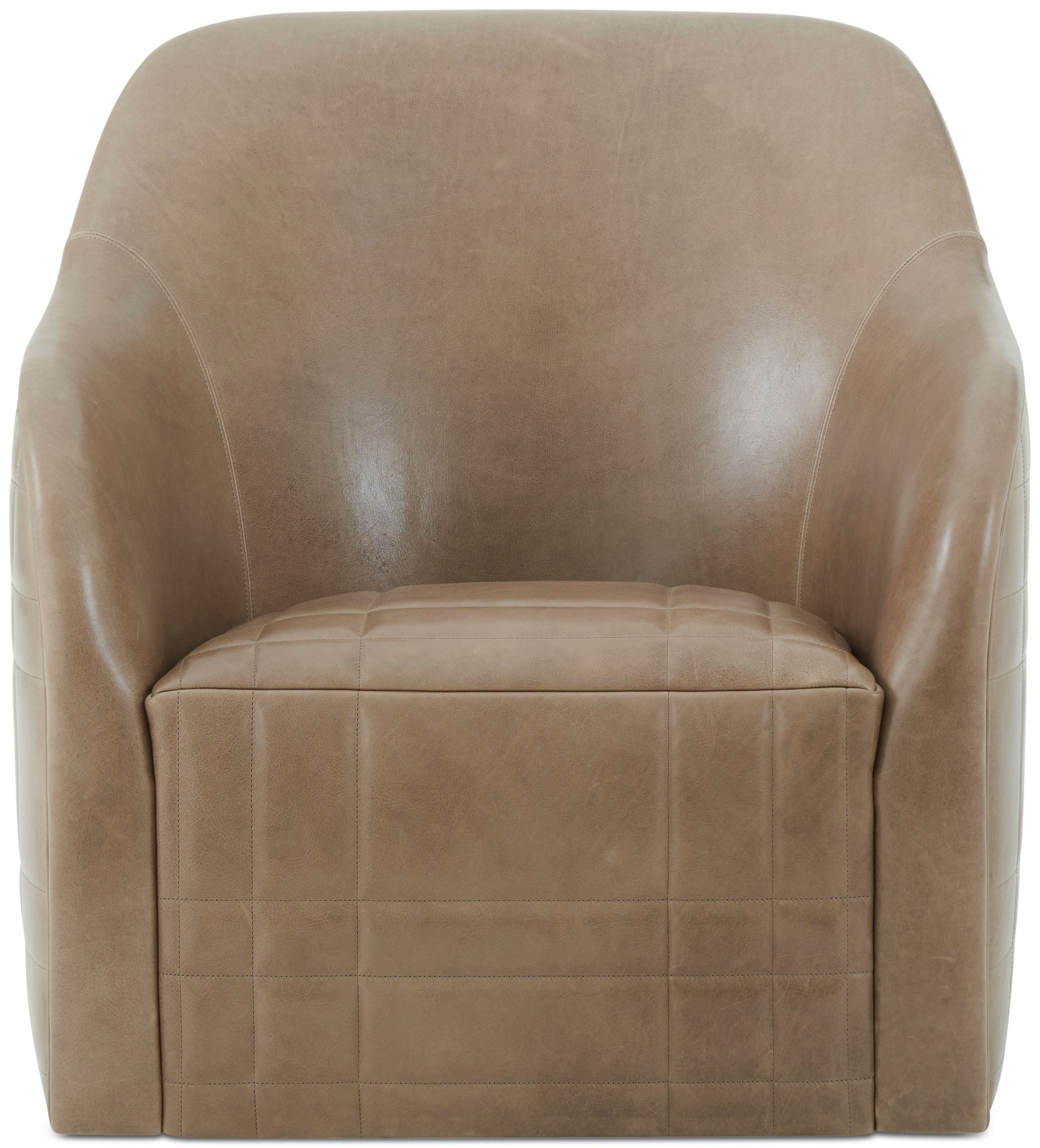 Tartan Perfect Brown Swivel Chair | Theodore Alexander | Sutter & Vale