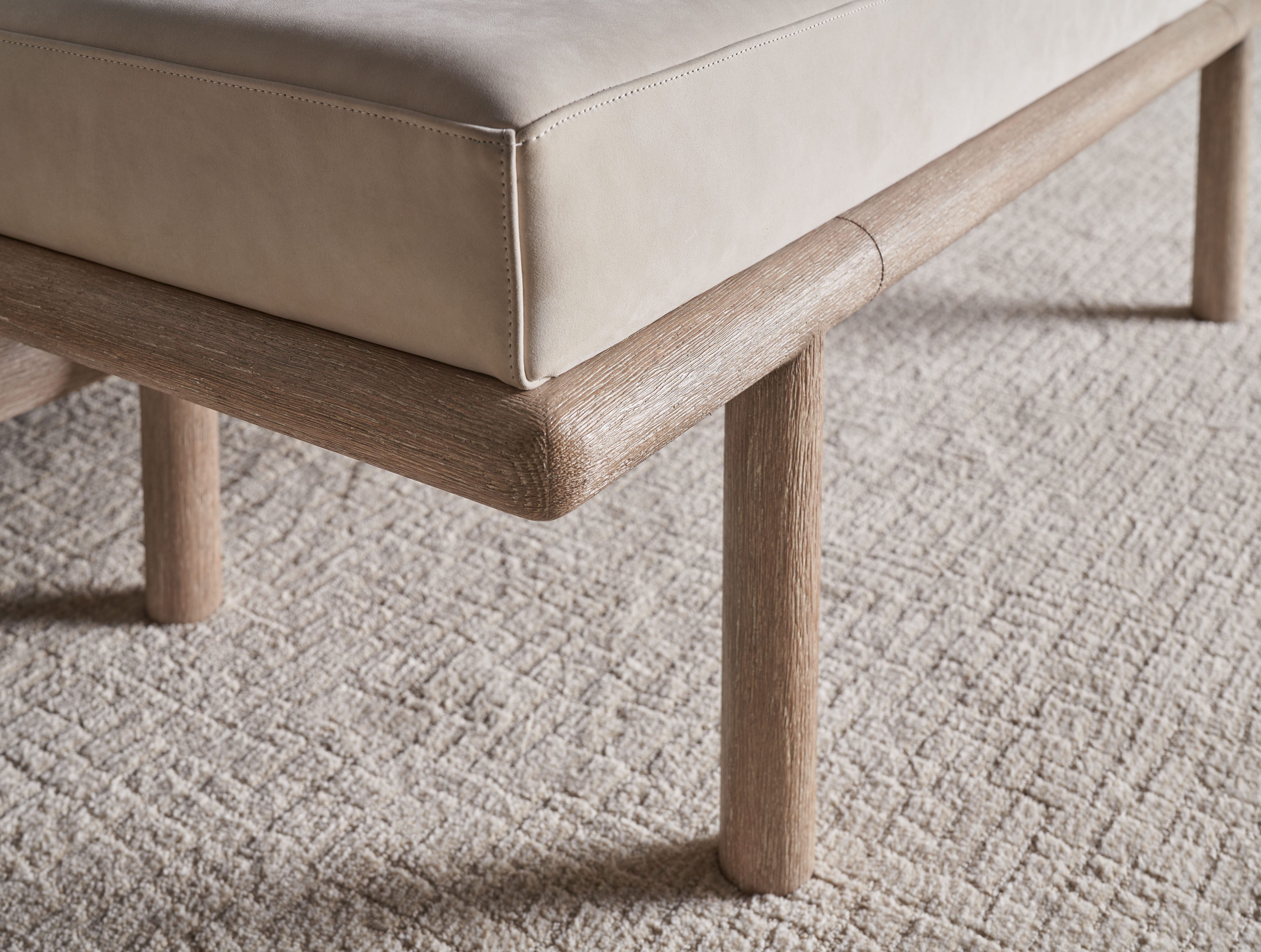 Repose upholstered End of Bed Bench – Benches by Theodore Alexander | Sutter & Vale