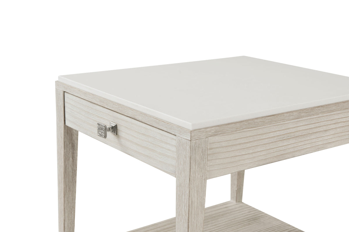 Breeze One Drawer Side Table | Theodore Alexander | Sutter & Vale