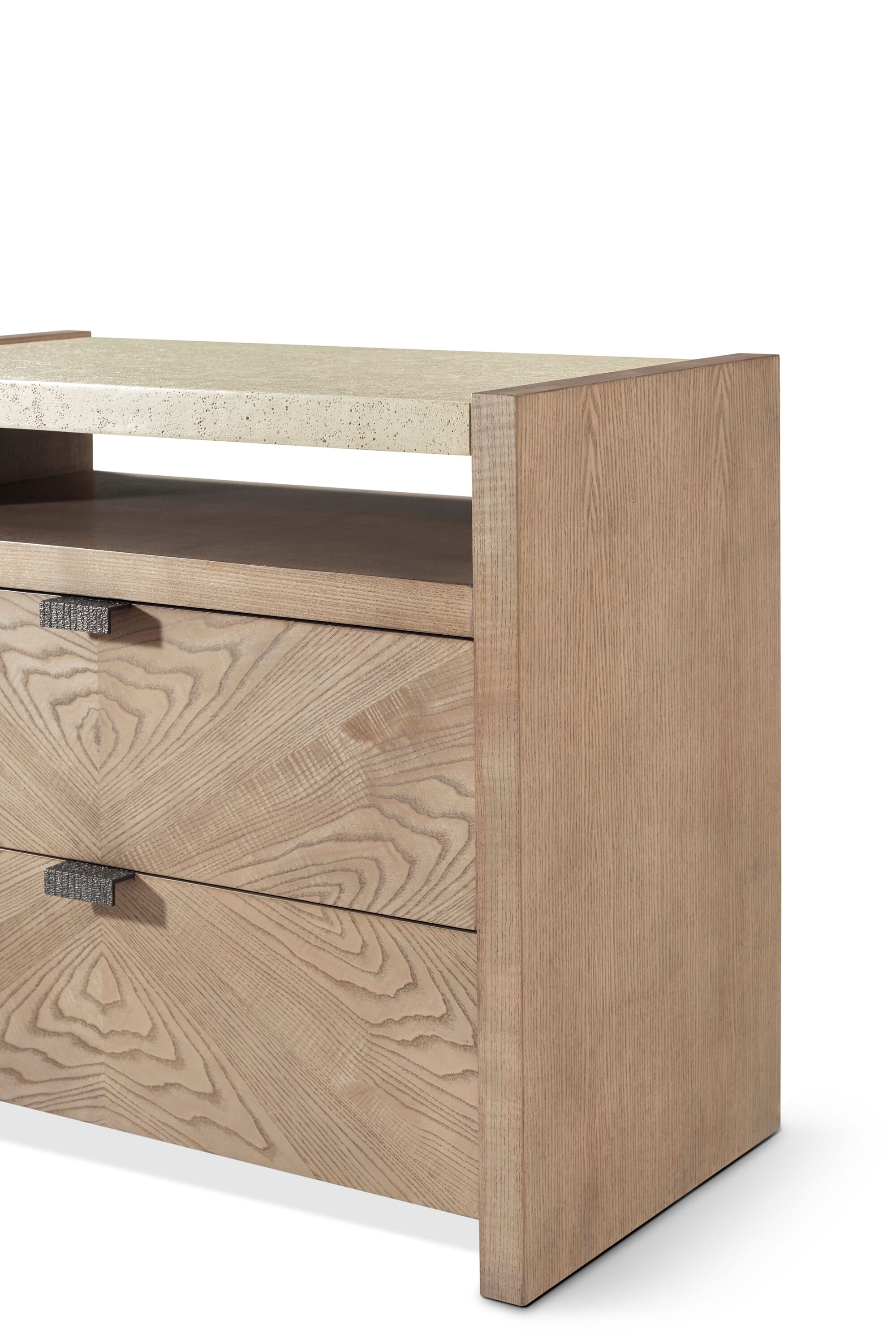 Catalina Two Drawer Nightstand – Nightstands by Theodore Alexander | Sutter & Vale