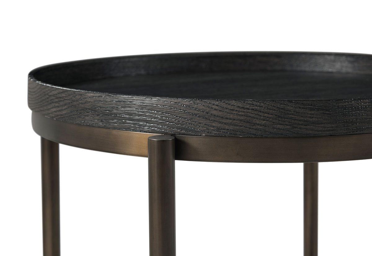 Repose Round Side Table | Theodore Alexander | Sutter & Vale