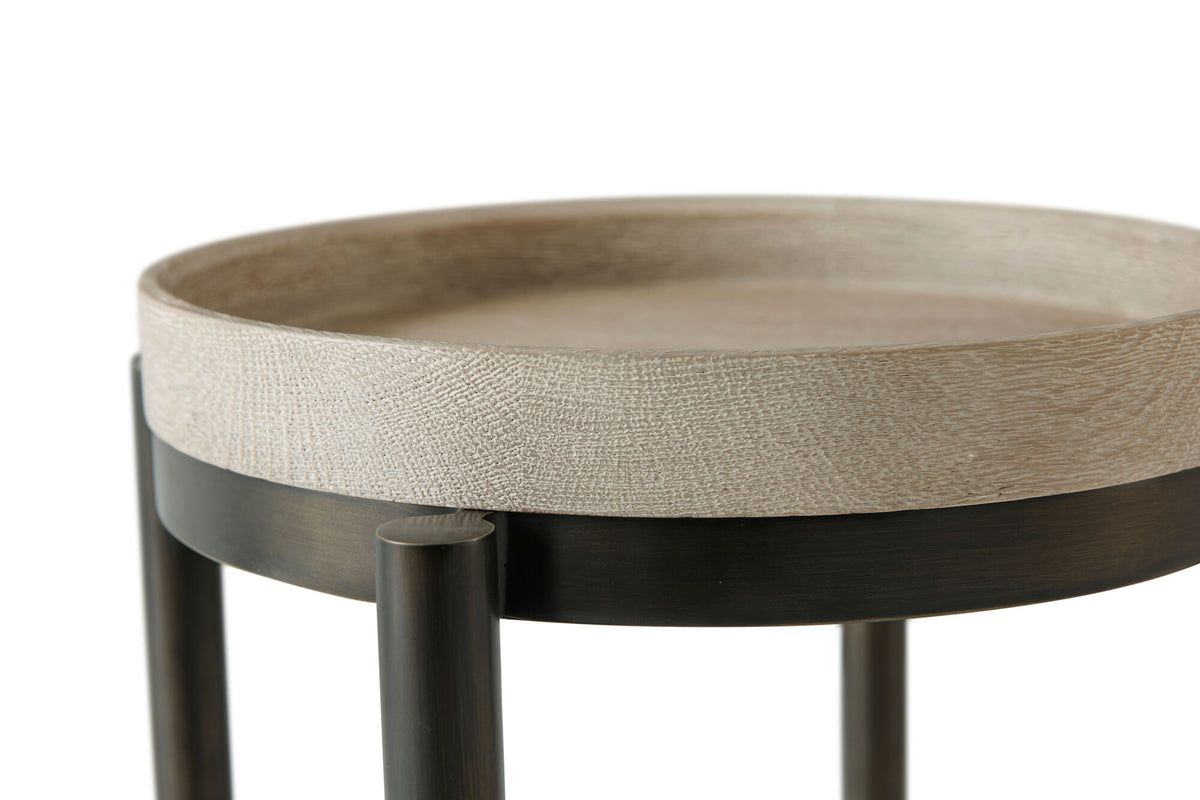 Repose Round Side Table | Theodore Alexander | Sutter & Vale