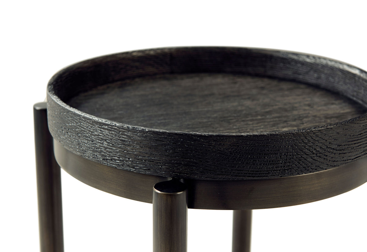 Repose Round Side Table | Theodore Alexander | Sutter & Vale