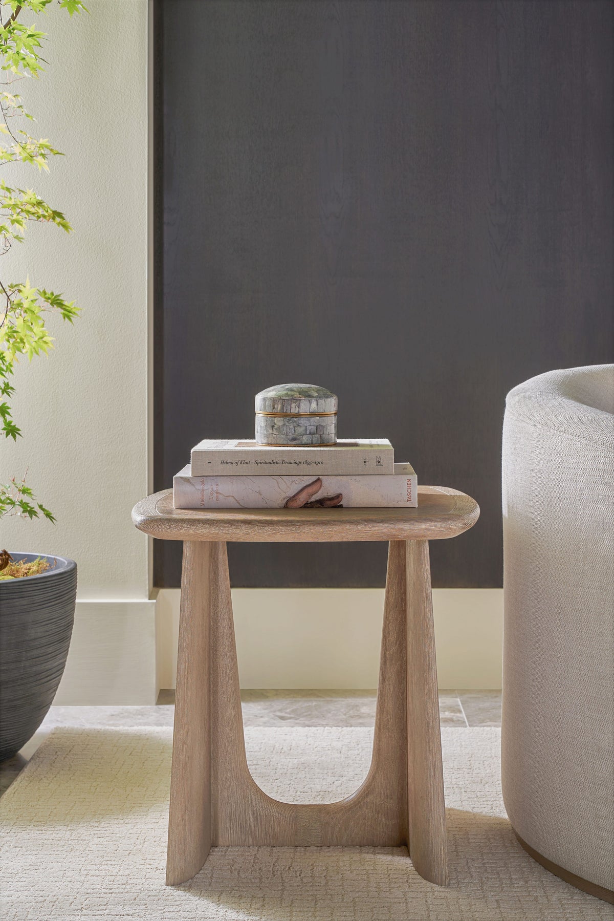 Repose Square Side Table – Side Tables by Theodore Alexander | Sutter & Vale