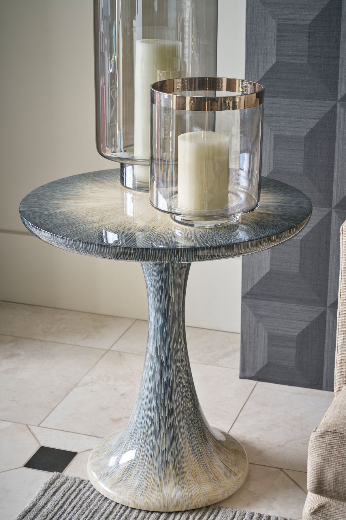 Panos Side Table – Side Tables by Theodore Alexander | Sutter & Vale
