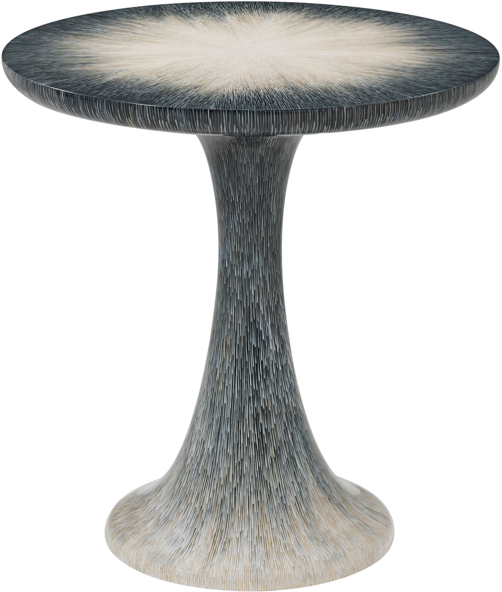 Panos Side Table in Composite - Theodore Alexander