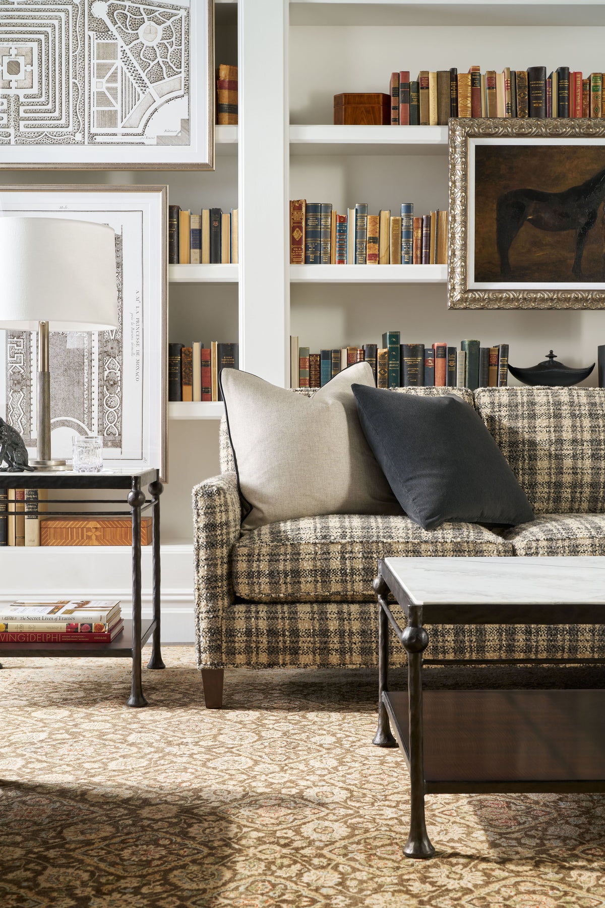 Spencer London Metal Side Table – Side Tables by Theodore Alexander | Sutter & Vale