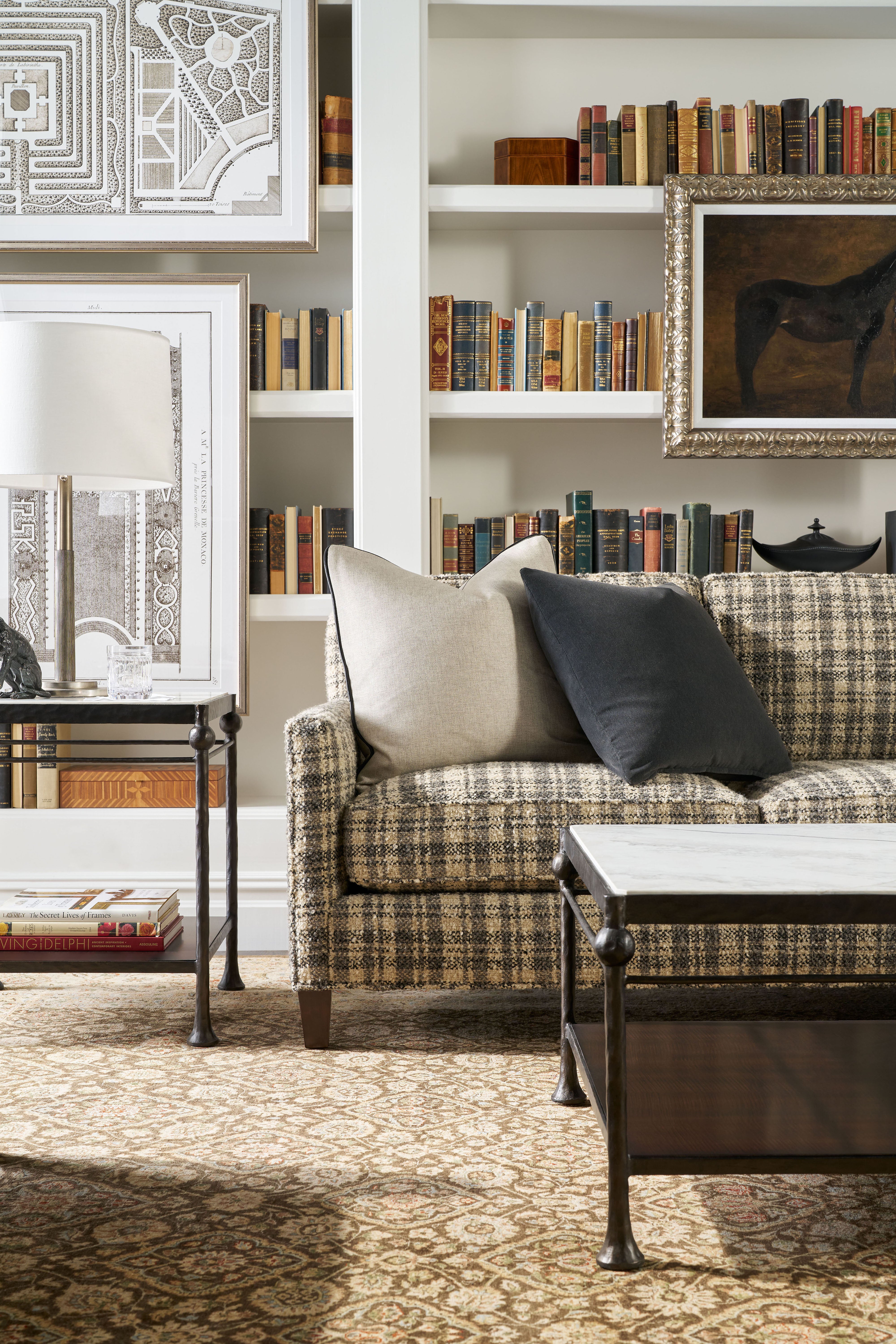 Spencer London Metal Side Table – Side Tables by Theodore Alexander | Sutter & Vale