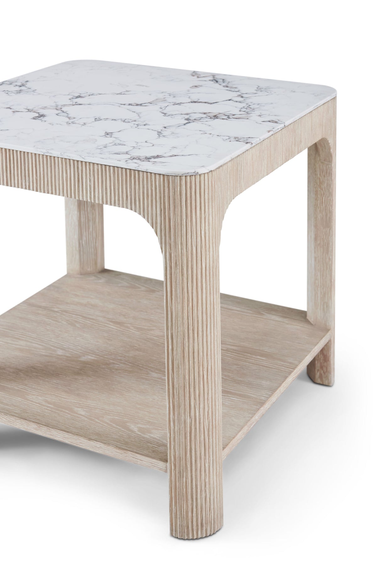Horizon Square Quartz Side Table