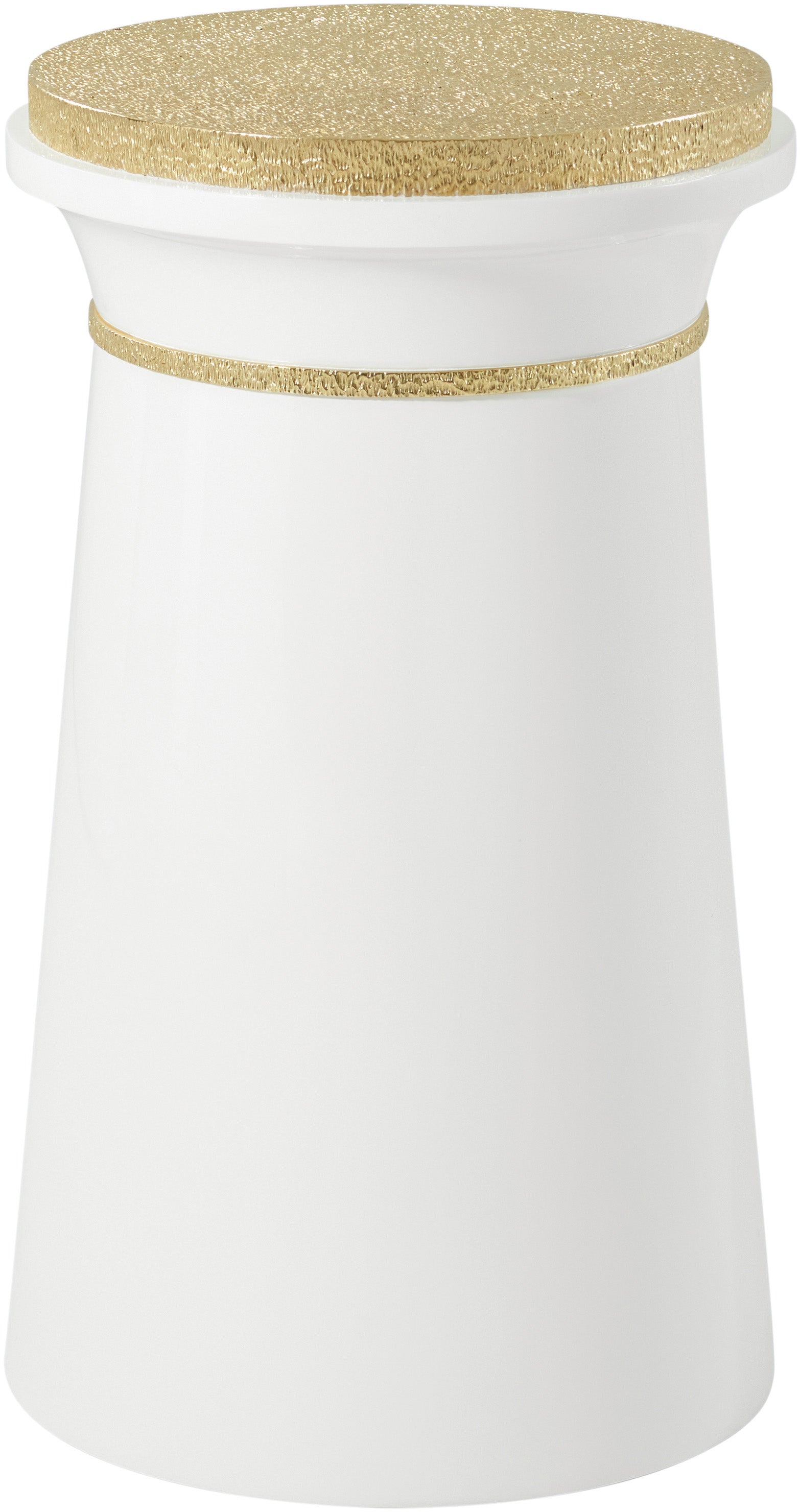 Judith Leiber Accent Table in Composite, Brass - Theodore Alexander