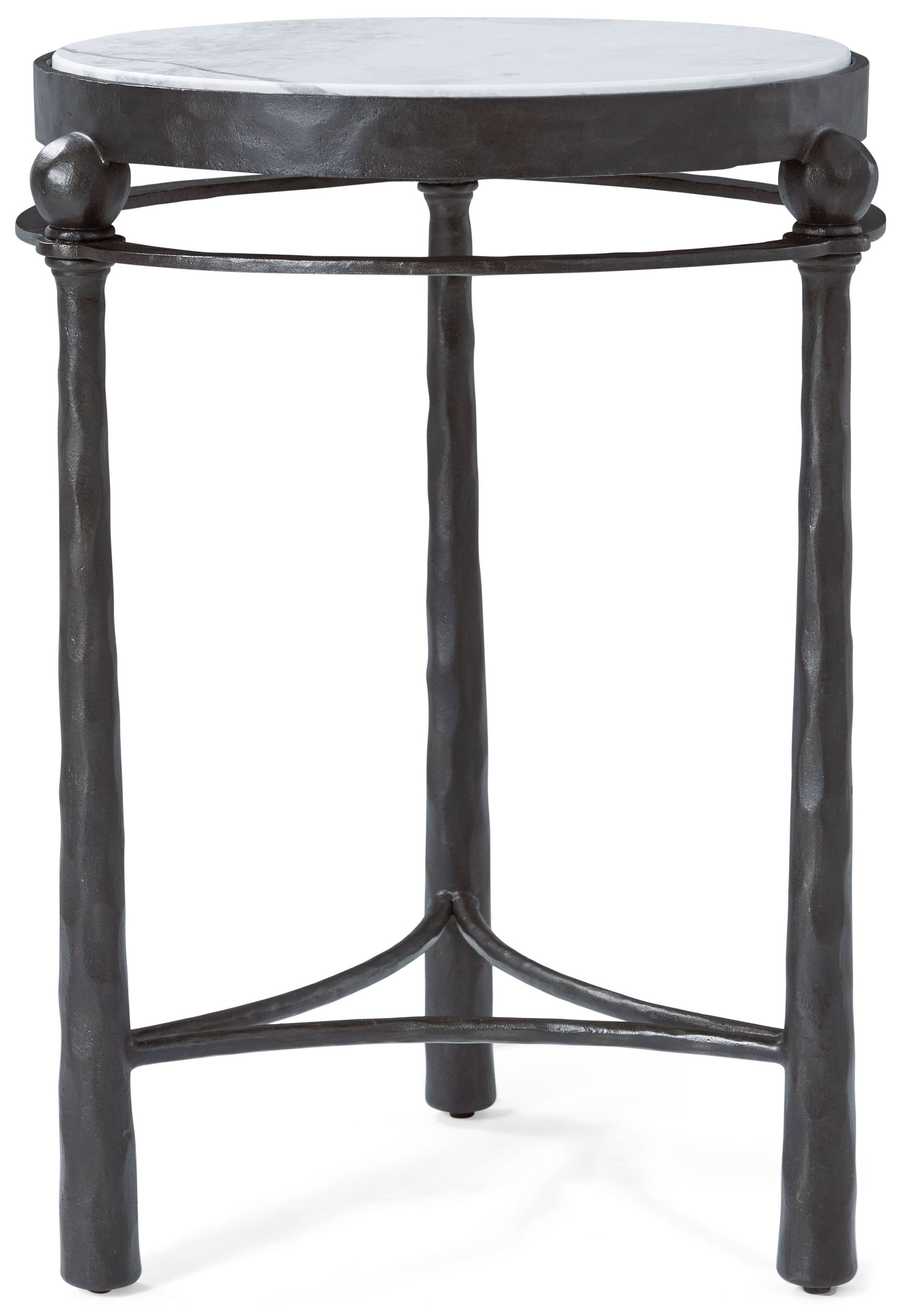 Spencer London Round Metal Drink Table – Accent Tables by Theodore Alexander | Sutter & Vale