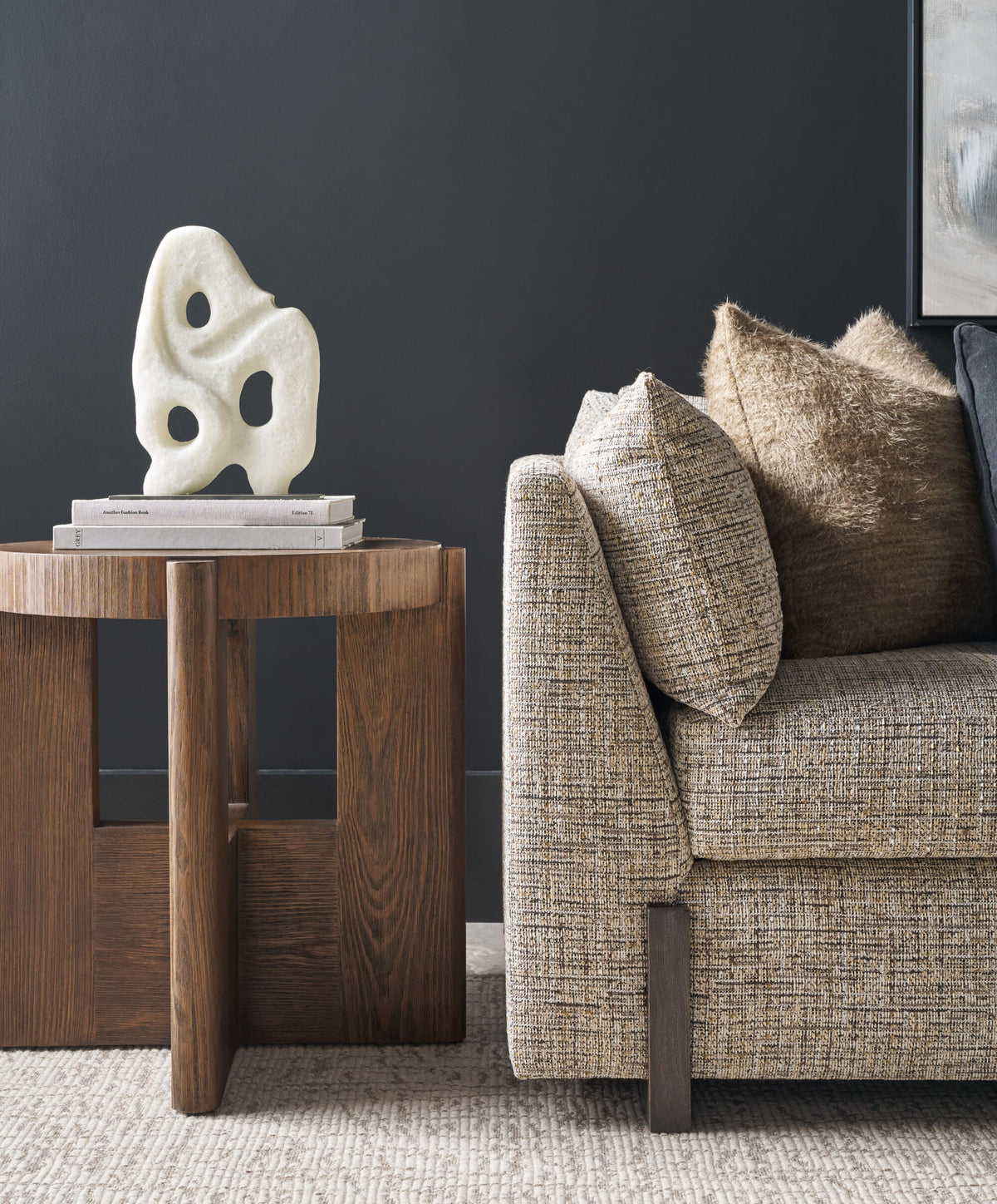 Urbane Round Side Table – Side Tables by Theodore Alexander | Sutter & Vale