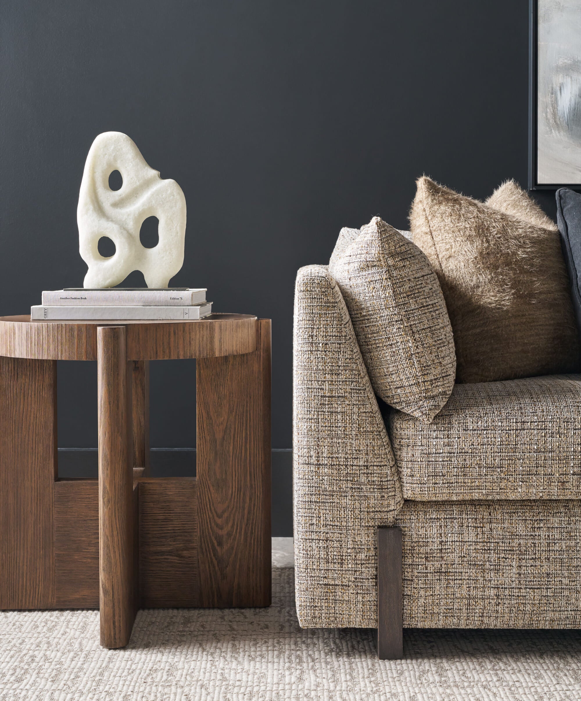 Urbane Round Side Table – Side Tables by Theodore Alexander | Sutter & Vale