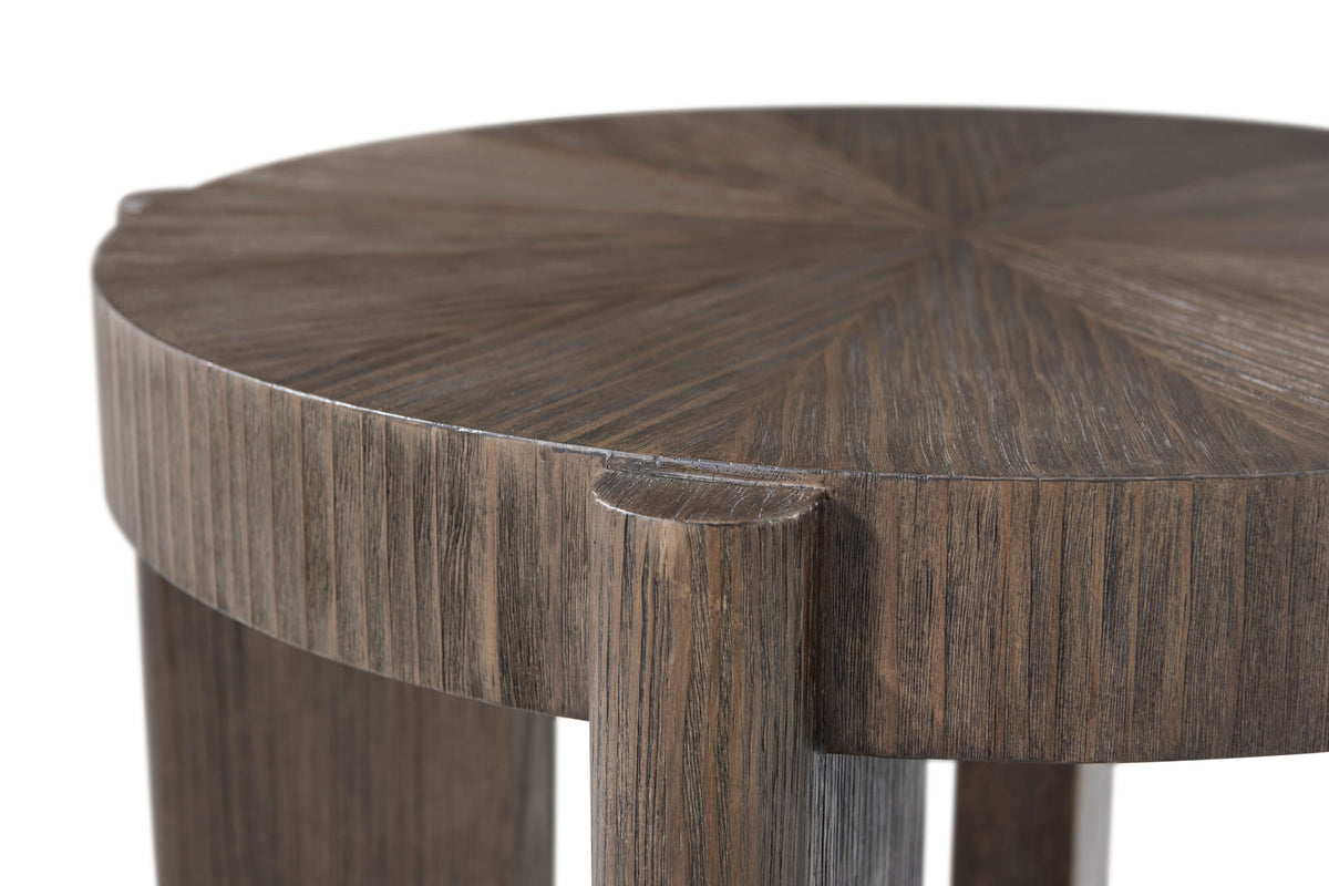 Urbane Round Side Table – Side Tables by Theodore Alexander | Sutter & Vale