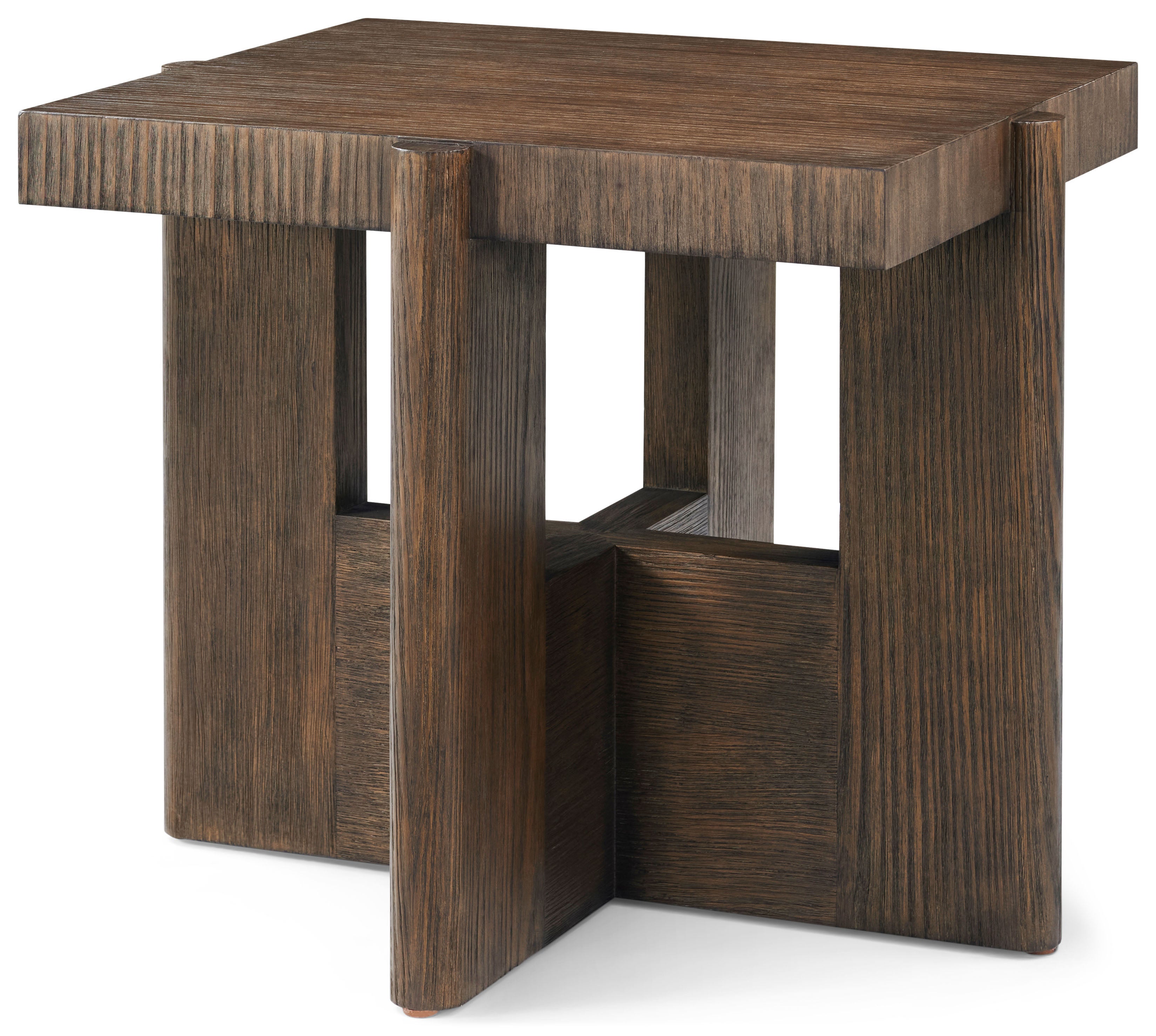 Urbane Side Table in Pine Wood, Pine Veneer - Theodore Alexander