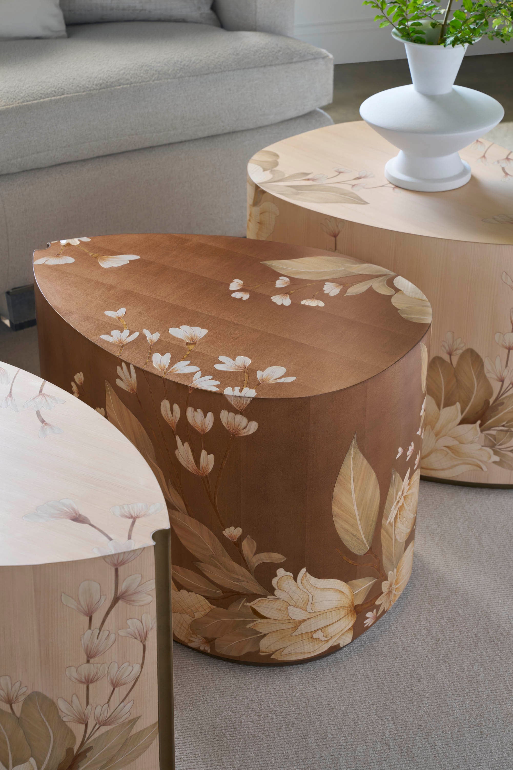 Bouquet Droplet Side Table – Side Tables by Theodore Alexander | Sutter & Vale