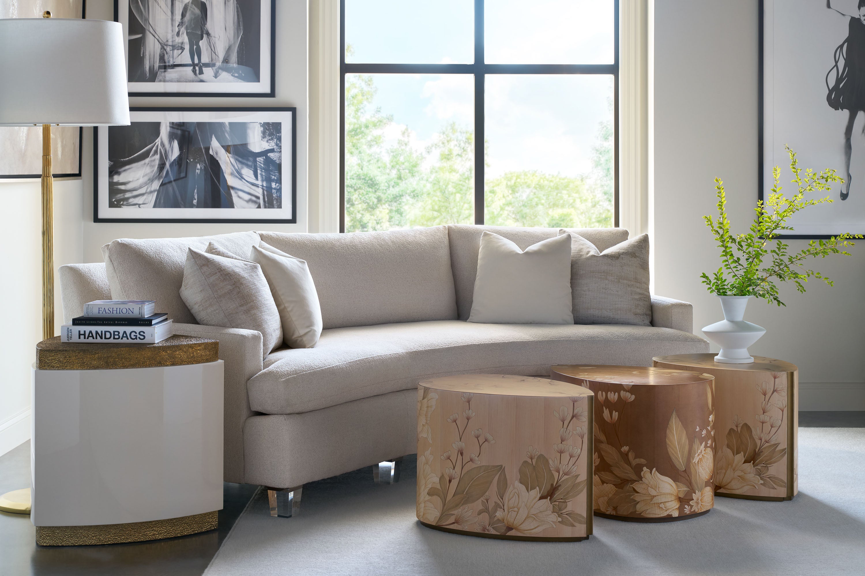 Bouquet Droplet Side Table – Side Tables by Theodore Alexander | Sutter & Vale