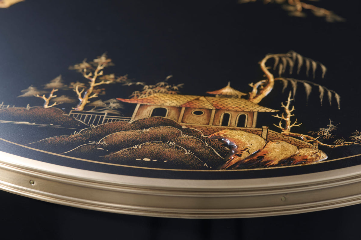 Lotus Lamp Table – Side Tables by Theodore Alexander | Sutter & Vale