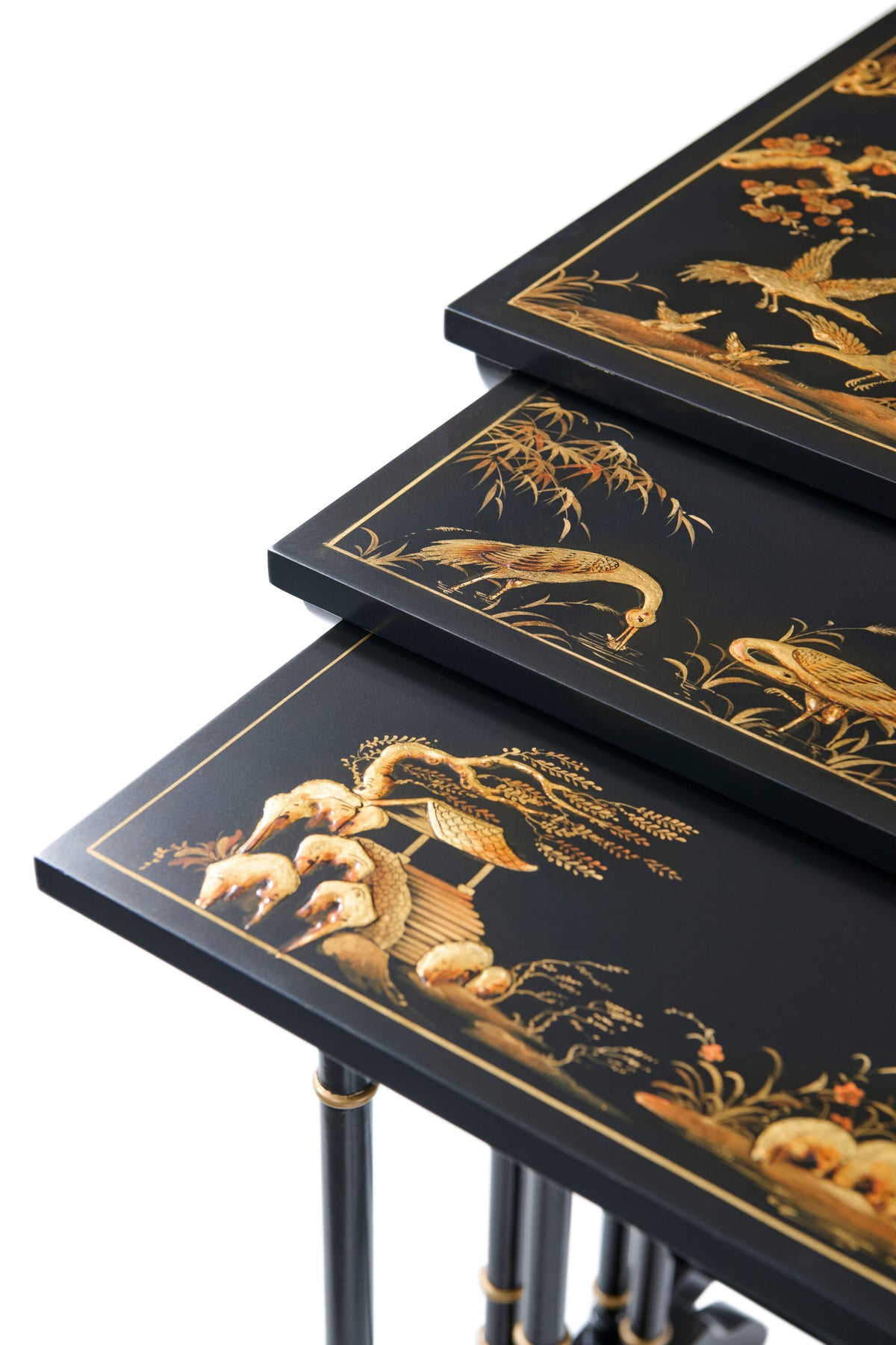 Aviary Nesting Tables – Side Tables by Theodore Alexander | Sutter & Vale