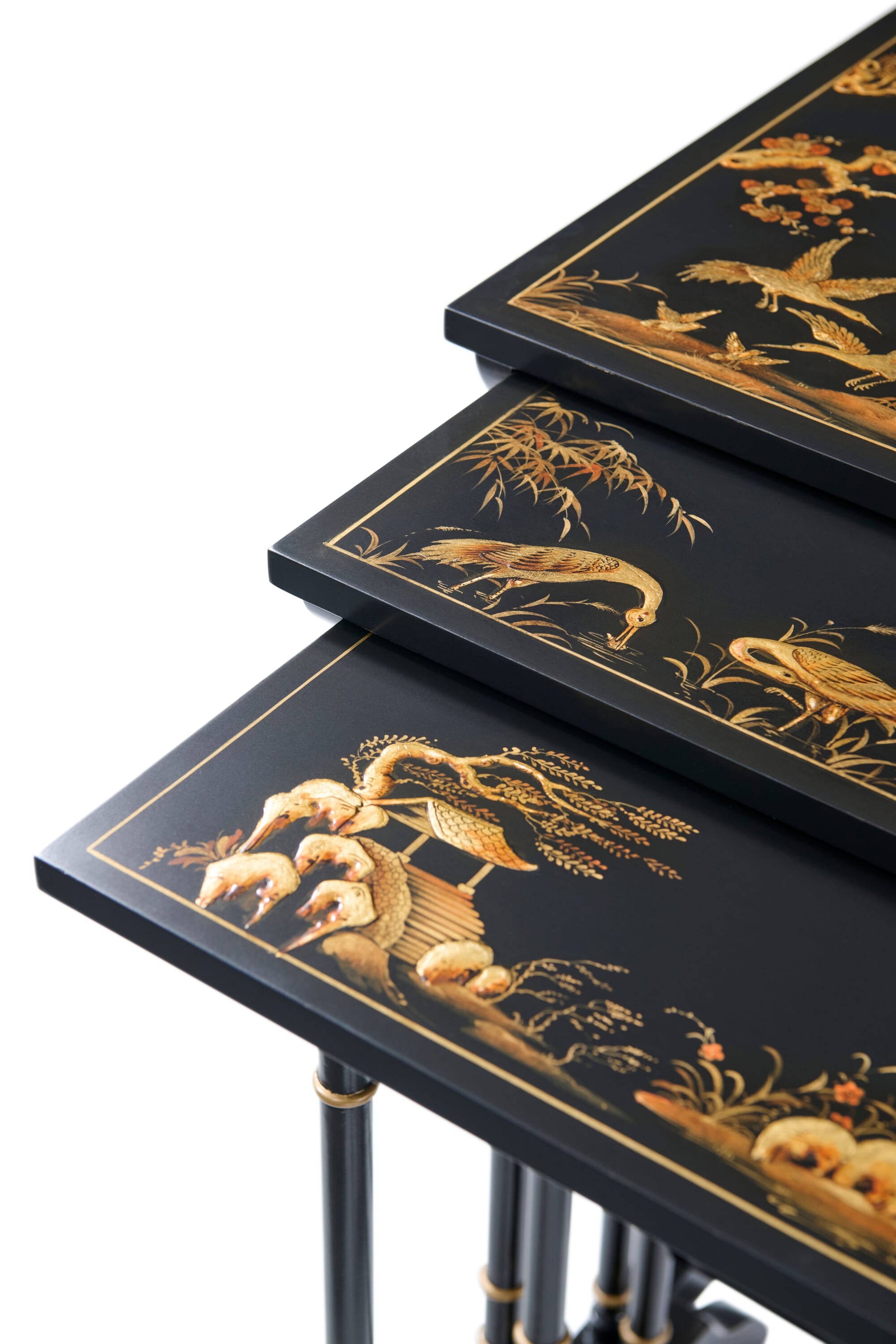 Aviary Nesting Tables – Side Tables by Theodore Alexander | Sutter & Vale