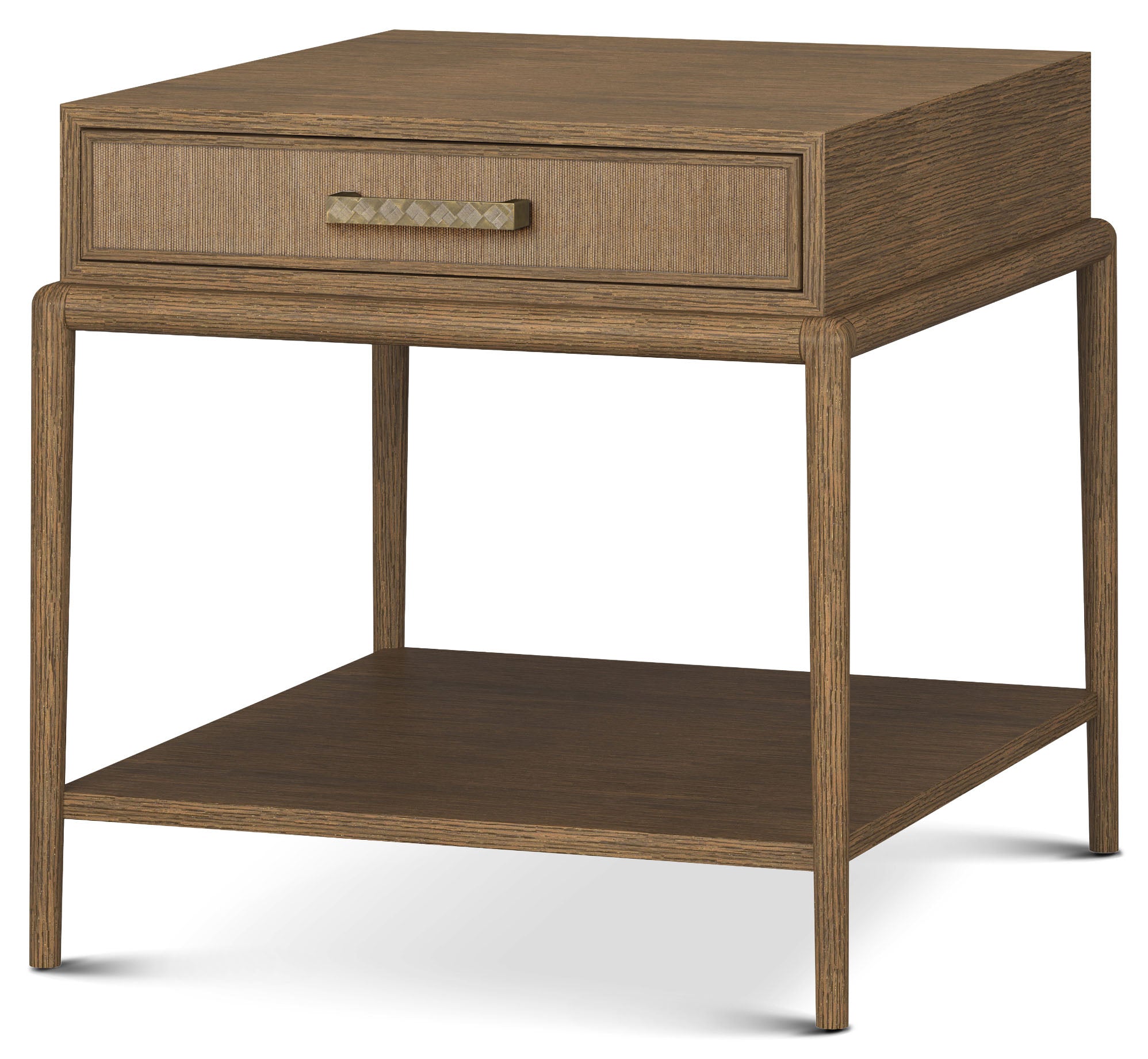 Flagler Side Table with Wallpaper – Side Tables by Theodore Alexander | Sutter & Vale