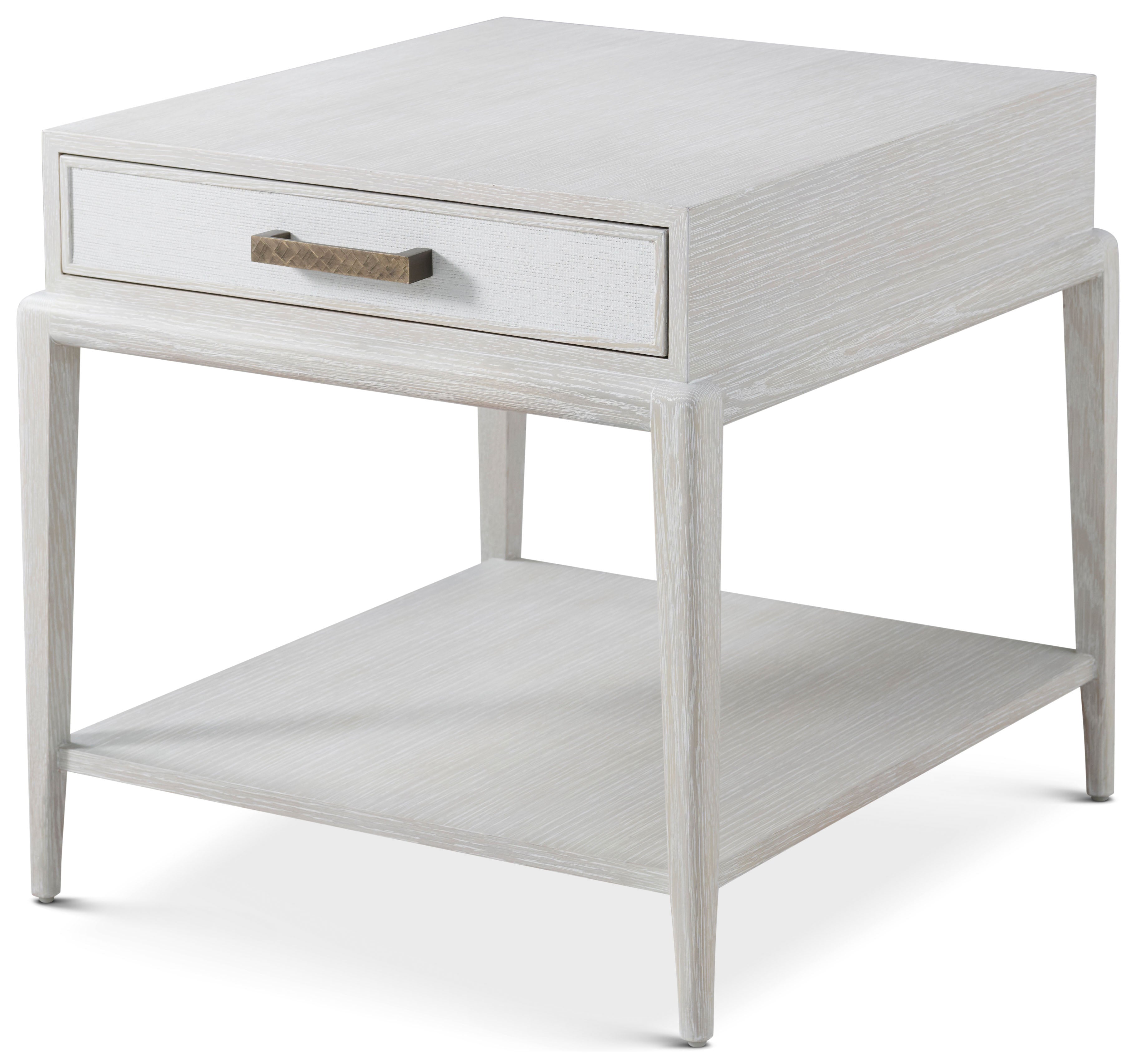 Flagler Side Table with Wallpaper | Theodore Alexander | Sutter & Vale