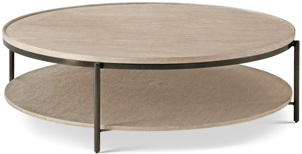 Repose Round Coffee Table | Theodore Alexander | Sutter & Vale