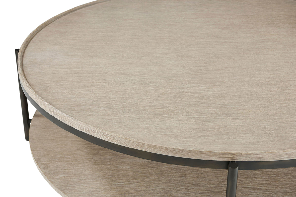Repose Round Coffee Table – Cocktail Tables by Theodore Alexander | Sutter & Vale